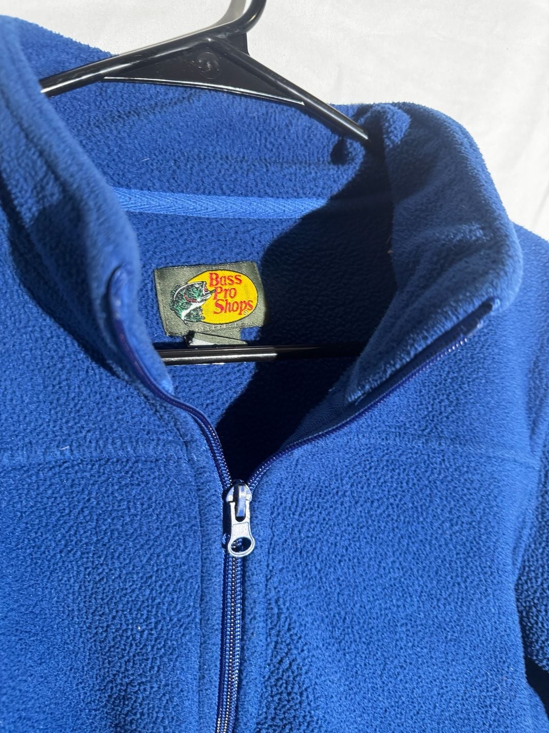Bass Pro Shops Kids Jacket Fleece Full Zip Hunting Hiking Gorpcore Blue Large 3