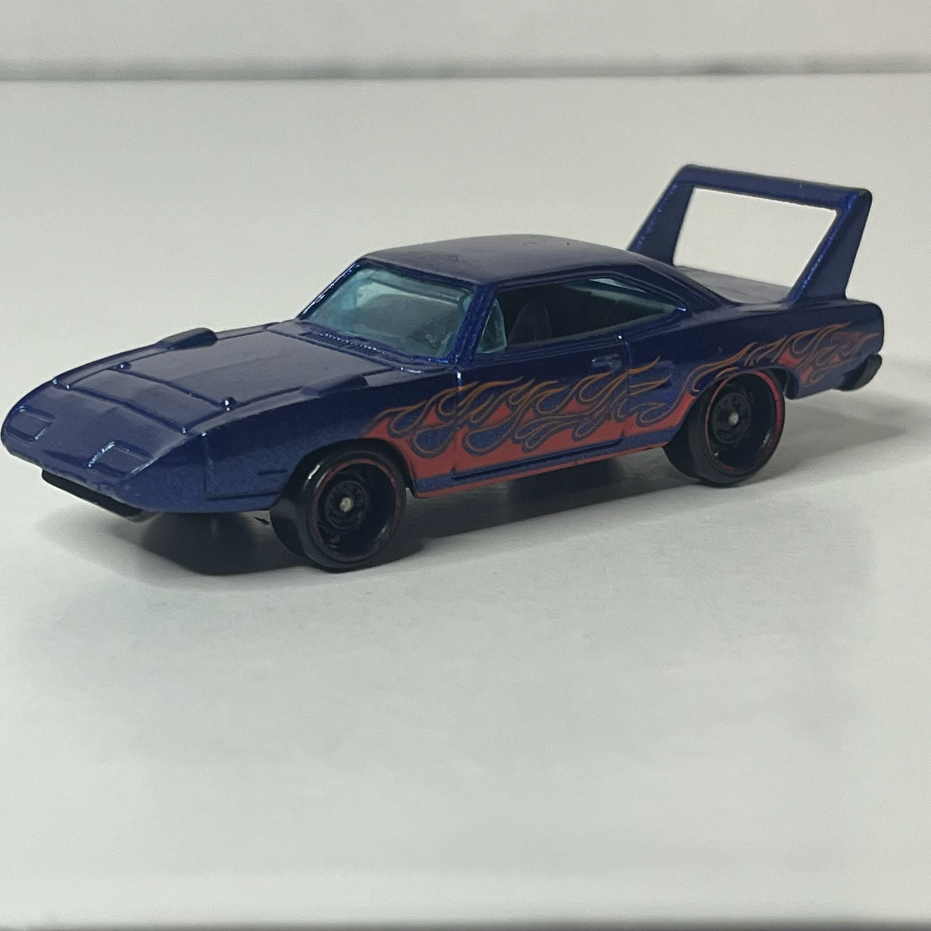 Hot Wheels Plymouth Superbird HW Flames Dark Blue 1