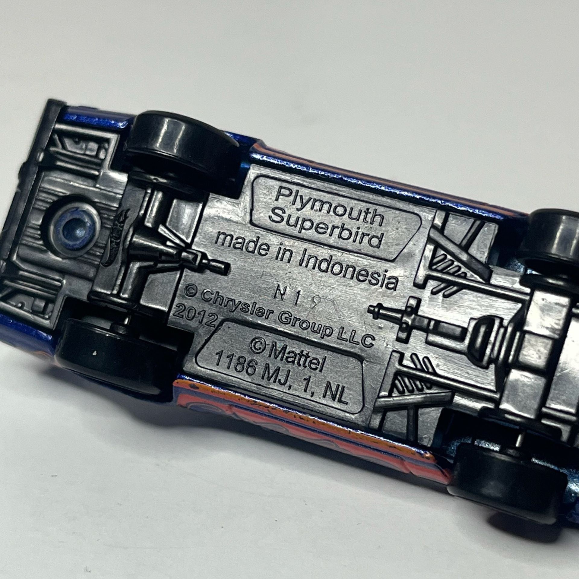 Hot Wheels Plymouth Superbird HW Flames Dark Blue 6