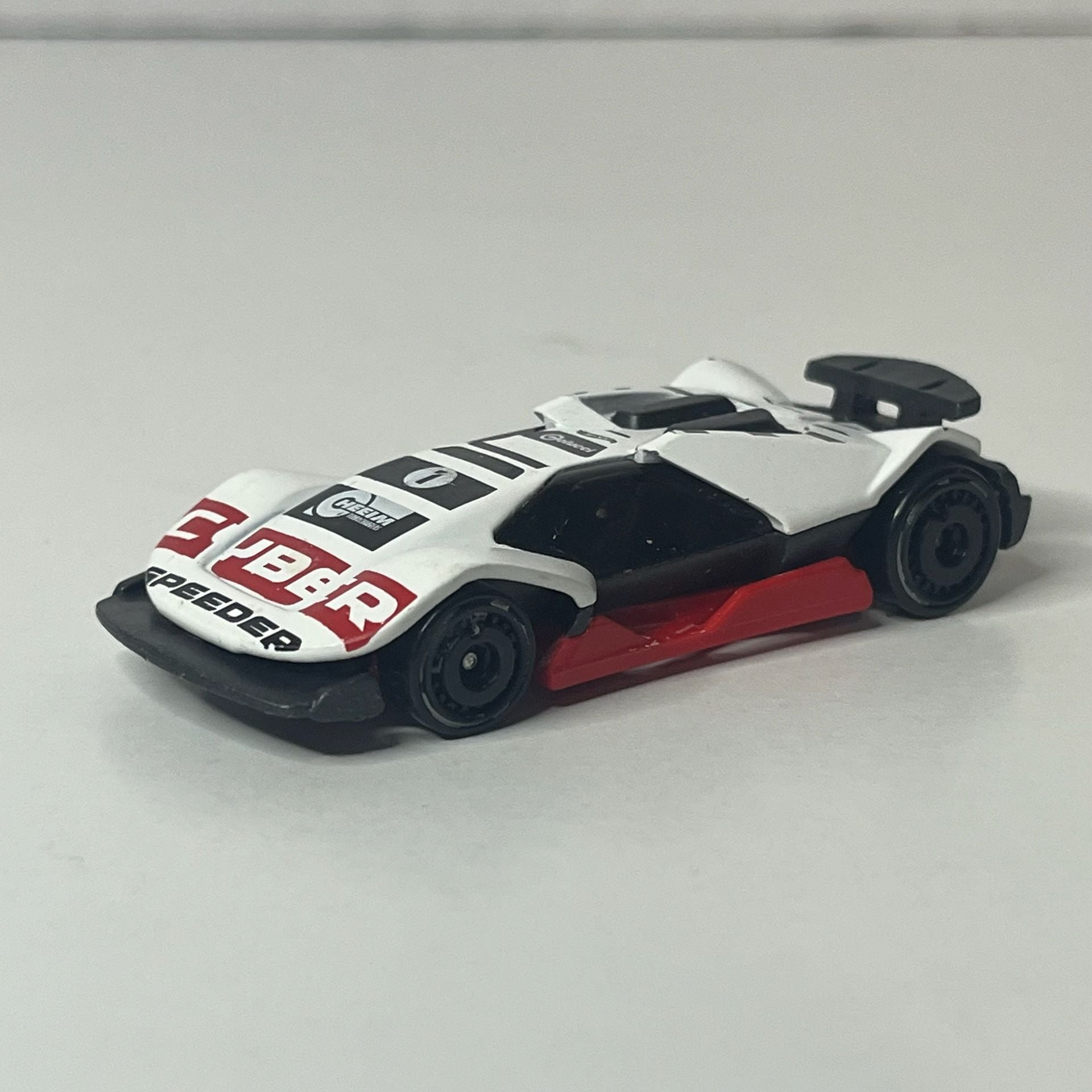 Hot Wheels Cyber Speeder Diecast Car White Red Black HW Turbo 1
