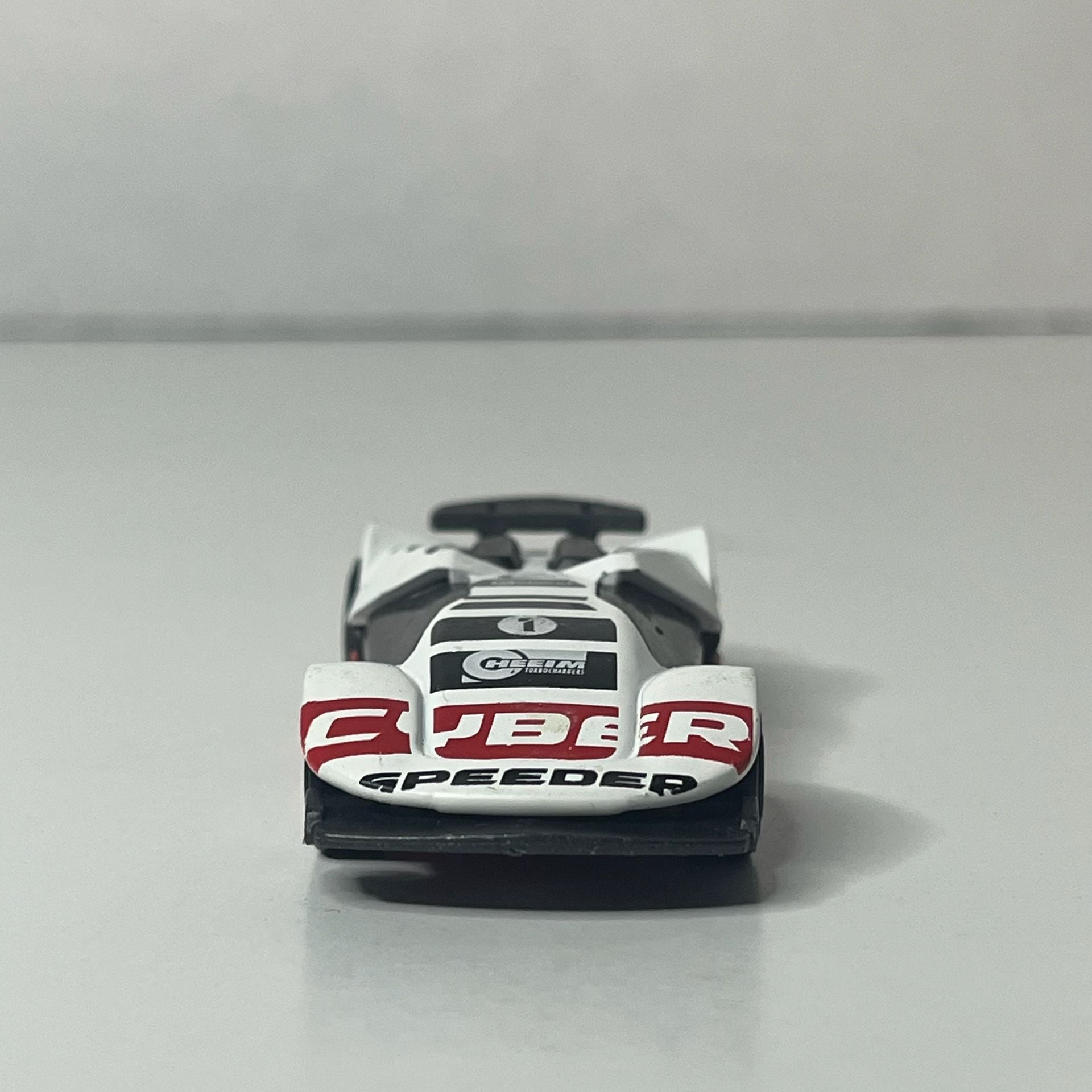 Hot Wheels Cyber Speeder Diecast Car White Red Black HW Turbo 5