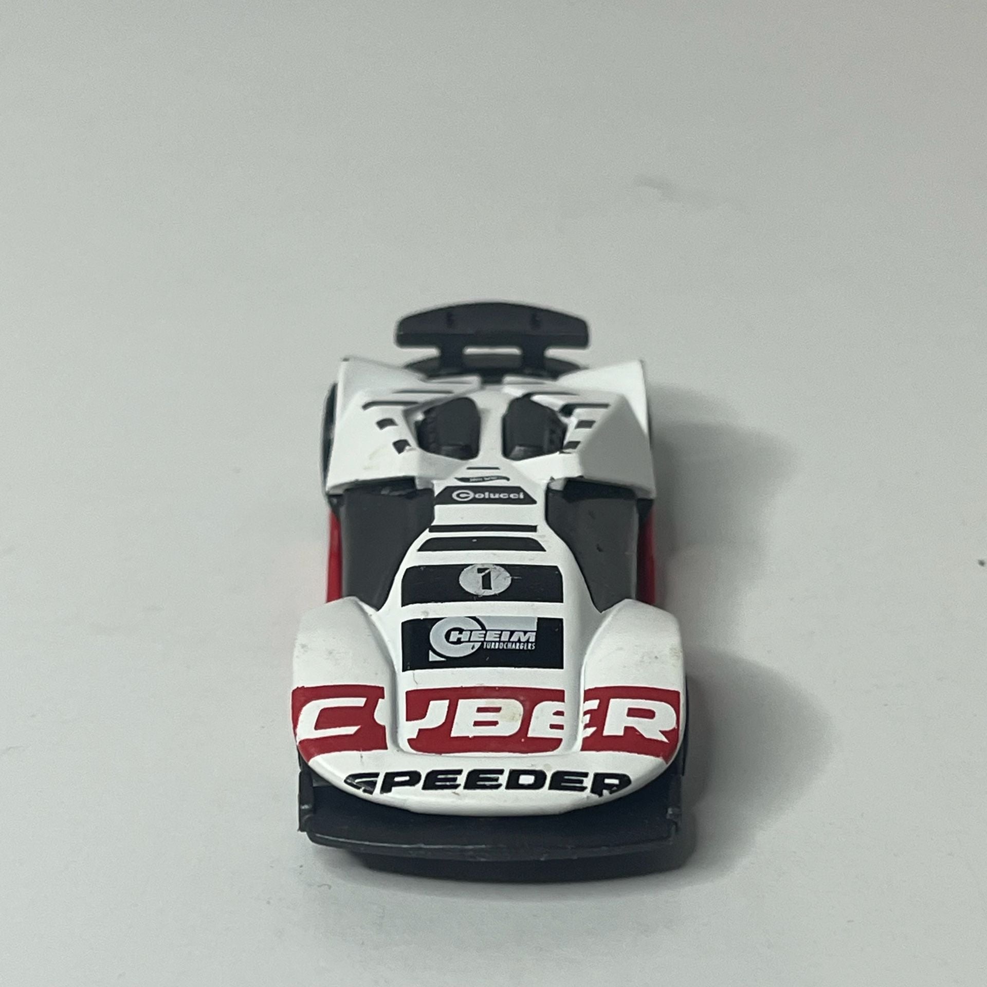 Hot Wheels Cyber Speeder Diecast Car White Red Black HW Turbo 6