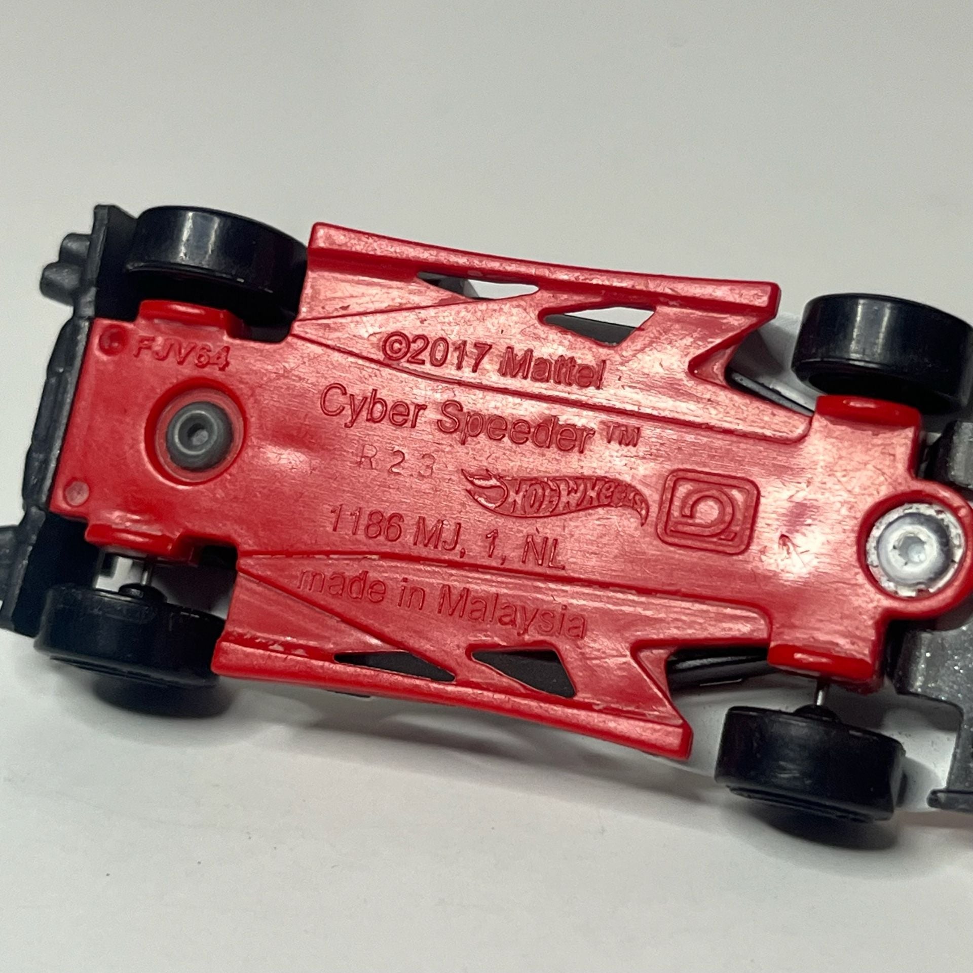 Hot Wheels Cyber Speeder Diecast Car White Red Black HW Turbo 7