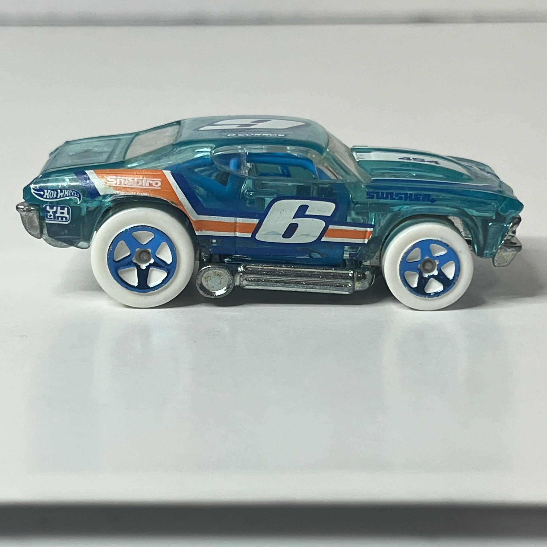 Hot Wheels 69 Chevy Chevelle X-Raycers Thrill Racers Ice Translucent Blue 4