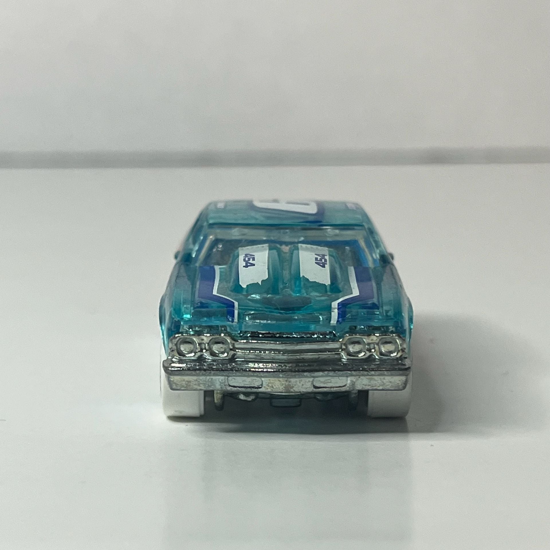 Hot Wheels 69 Chevy Chevelle X-Raycers Thrill Racers Ice Translucent Blue 5