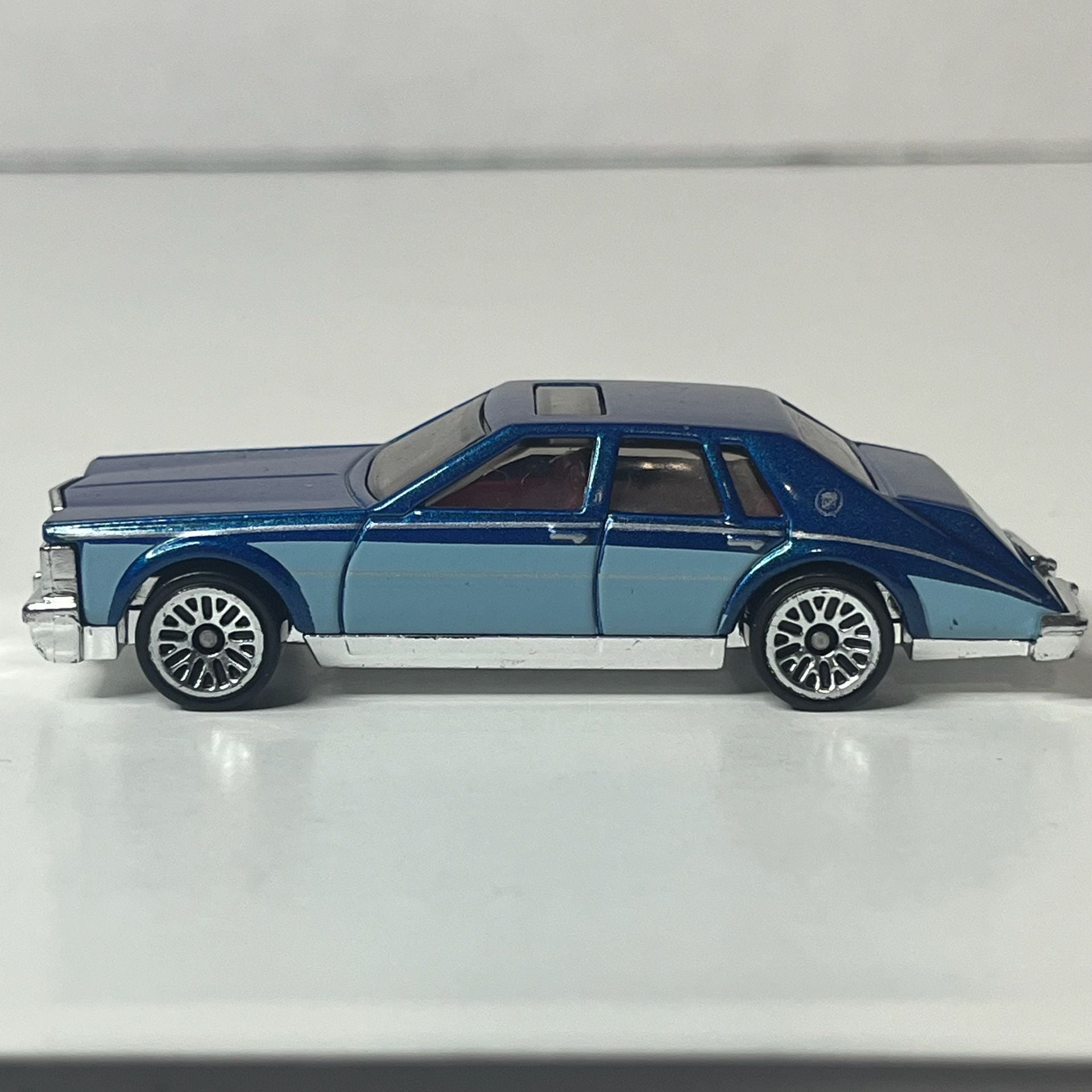 Hot Wheels '82 Cadillac Seville Blue Diecast Toy Car 2
