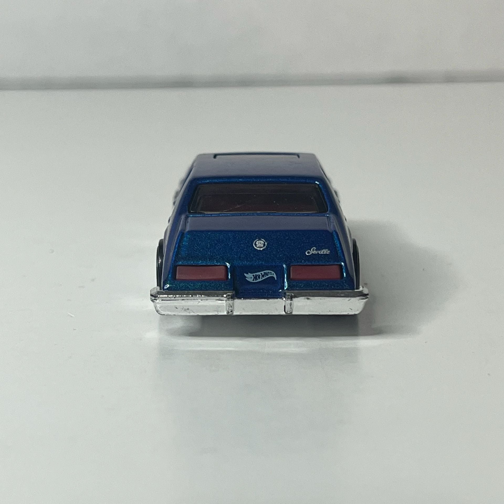 Hot Wheels '82 Cadillac Seville Blue Diecast Toy Car 3