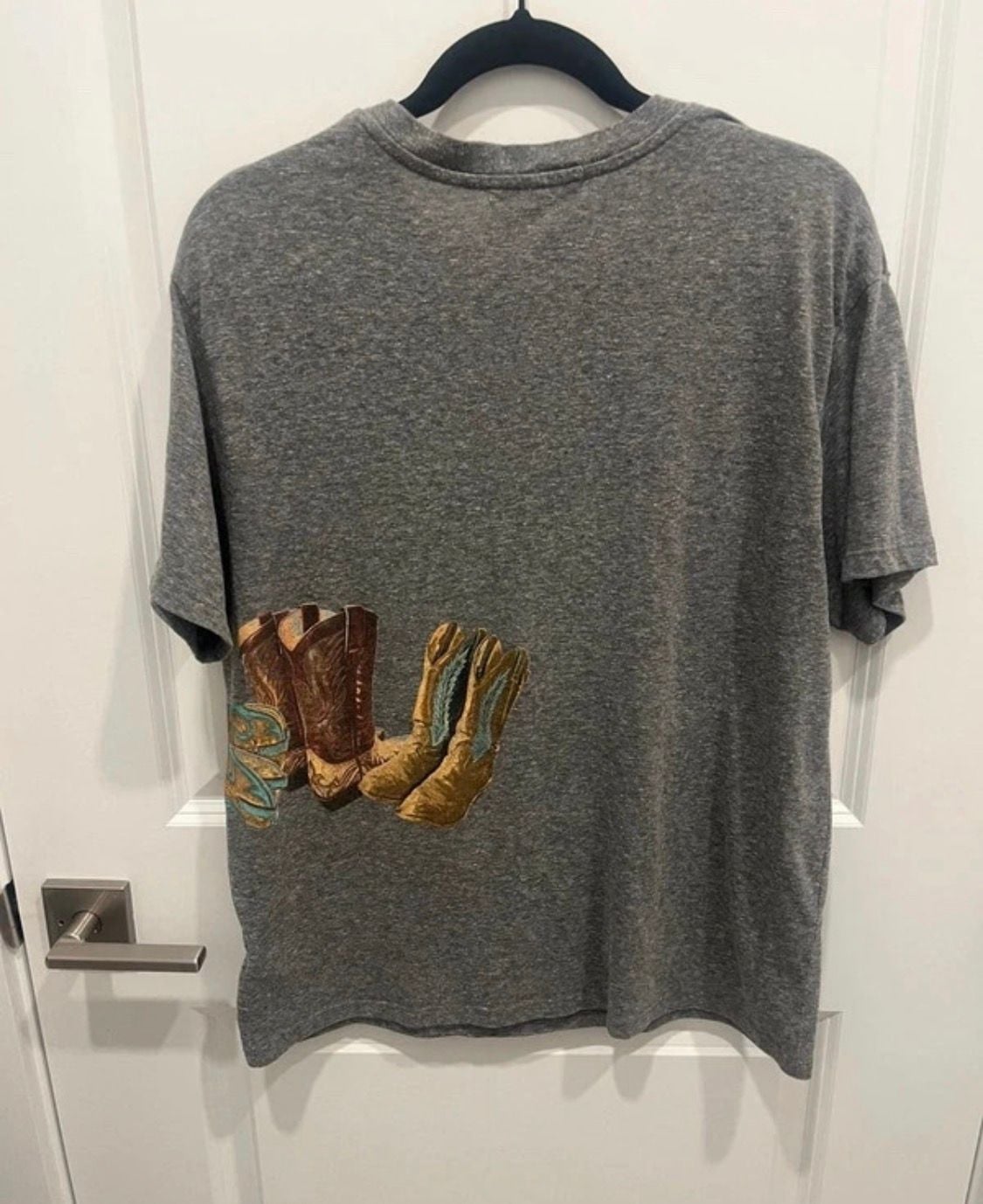 Daydreamer Kick Off Your Boots Graphic Tee Gray 5