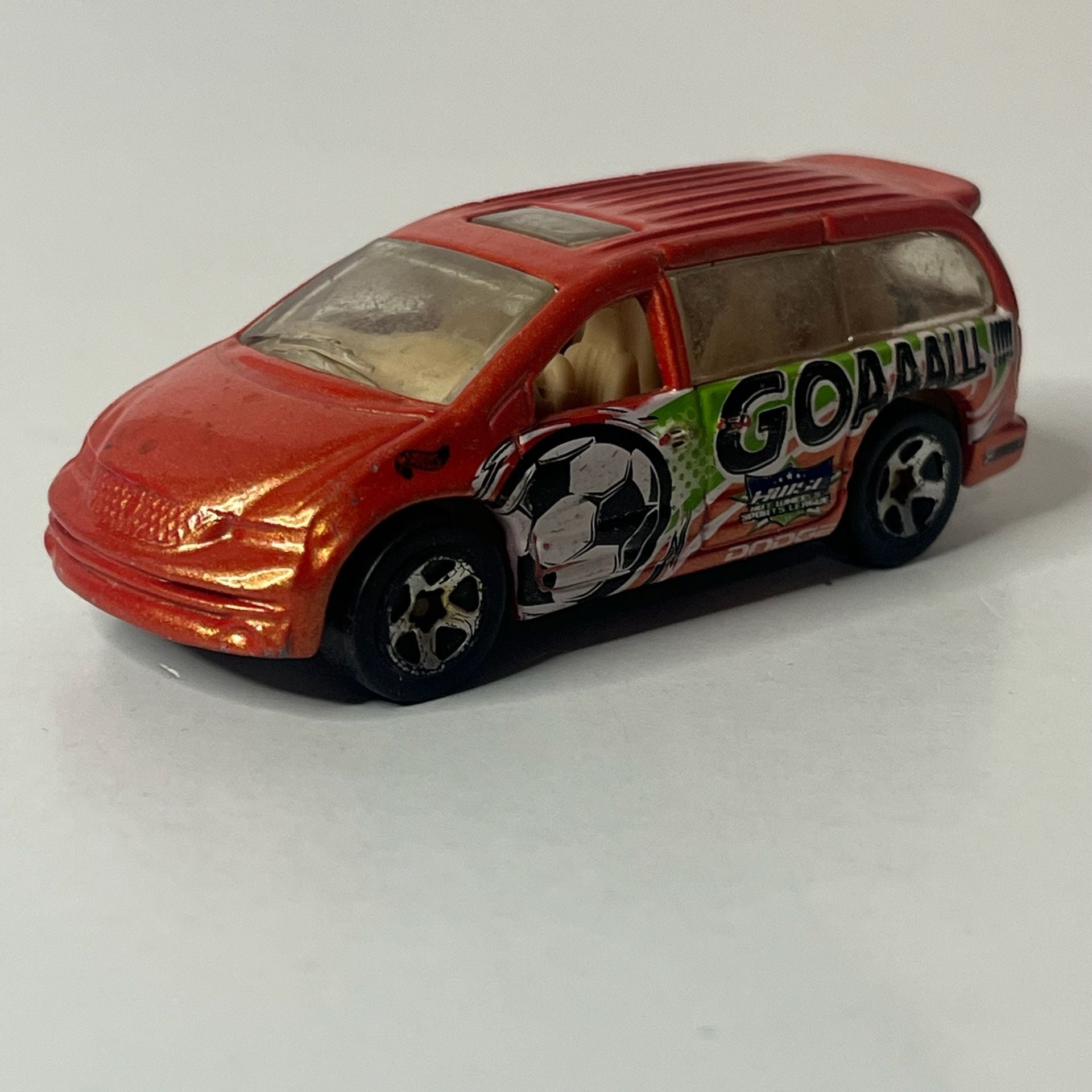 Hot Wheels Dodge Caravan GOAAALLL Soccer Theme Diecast Toy Car 1