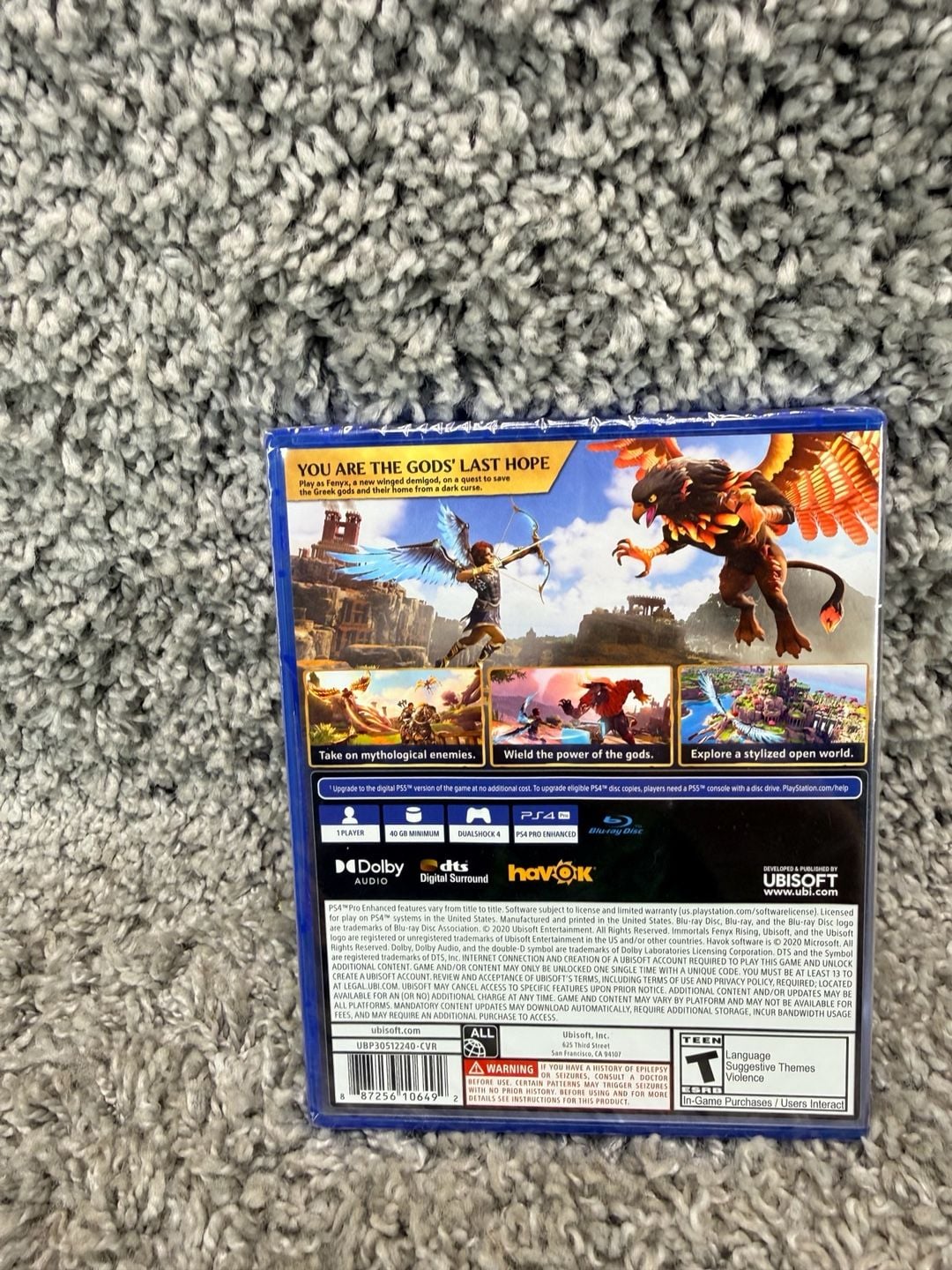 Ubisoft Immortals Fenyx Rising PS4 PlayStation 4 Game New Sealed 2