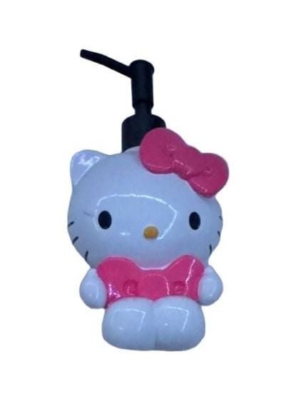 Sanrio Hello Kitty Soap Dispenser Figural Pump Pink Bow Resin 1