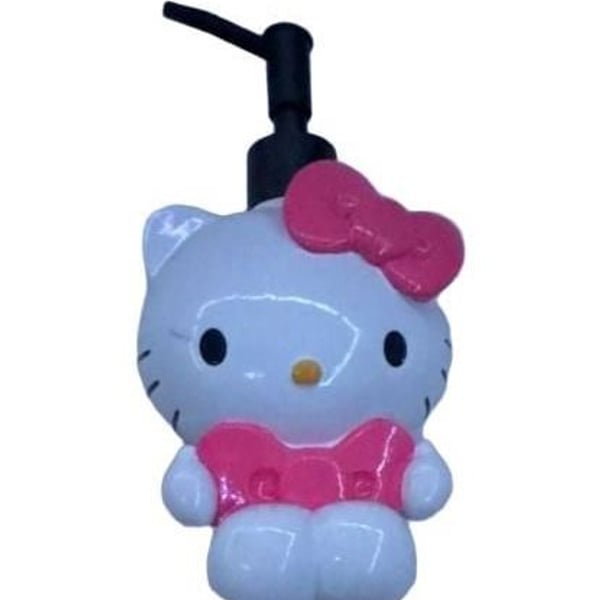 Sanrio Hello Kitty Soap Dispenser Figural Pump Pink Bow Resin