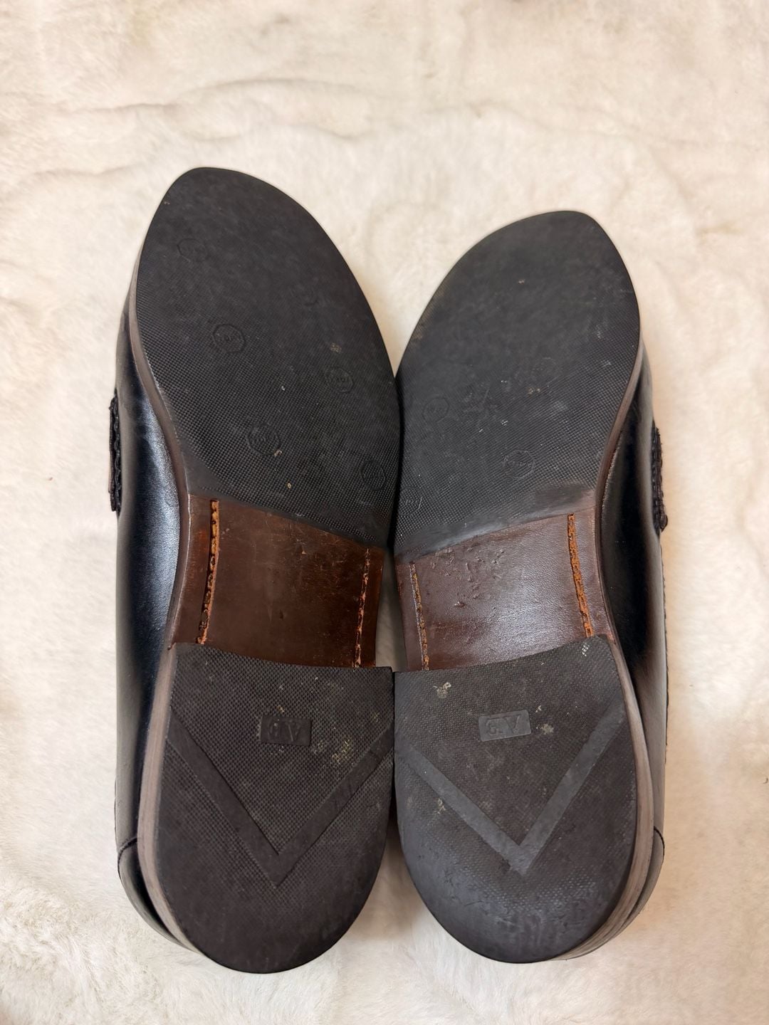 Allen Edmonds Maxfield Black Brown Leather Tassel Loafers Size 10.5 9
