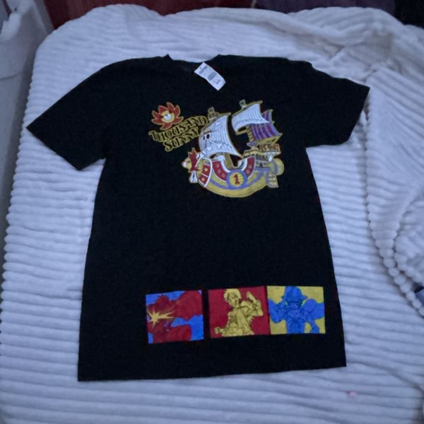 Ripple Junction One Piece Thousand Sunny T-Shirt Size M Black