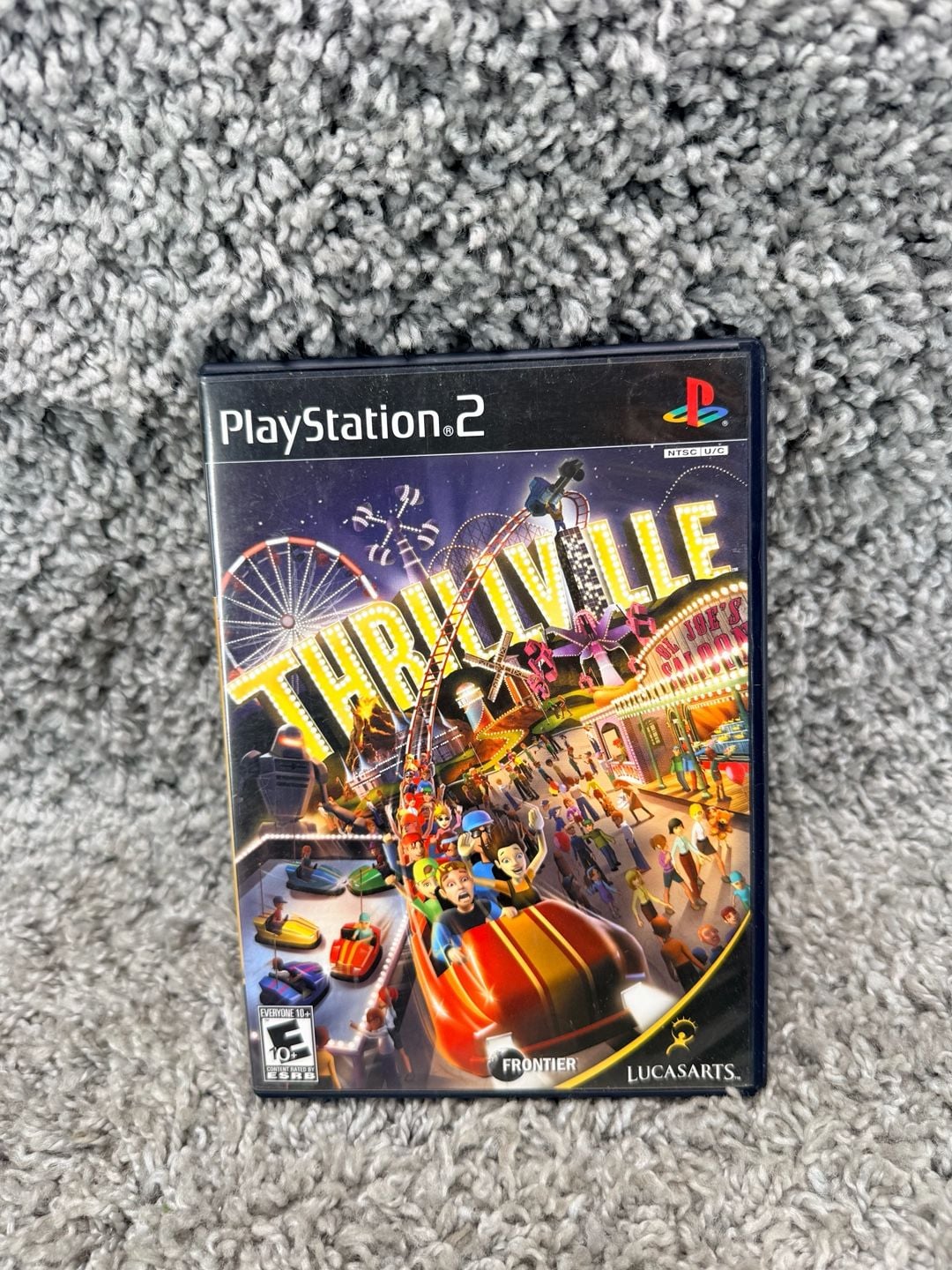LucasArts Thrillville PlayStation 2 Video Game CIB 1