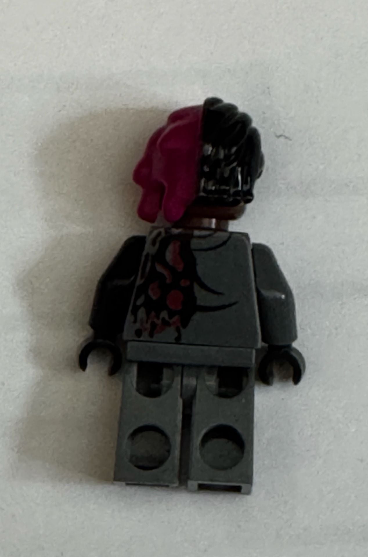 Custom LEGO Two-Face Minifigure - Hybrid Movie Suit (Billy Dee Williams Head) 3