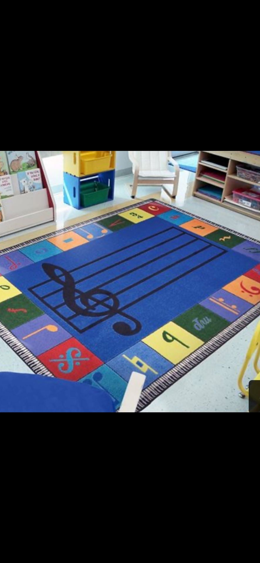 Joy Carpets Note Worthy Elementary Classroom Rug 7'8" x 10'9" 1