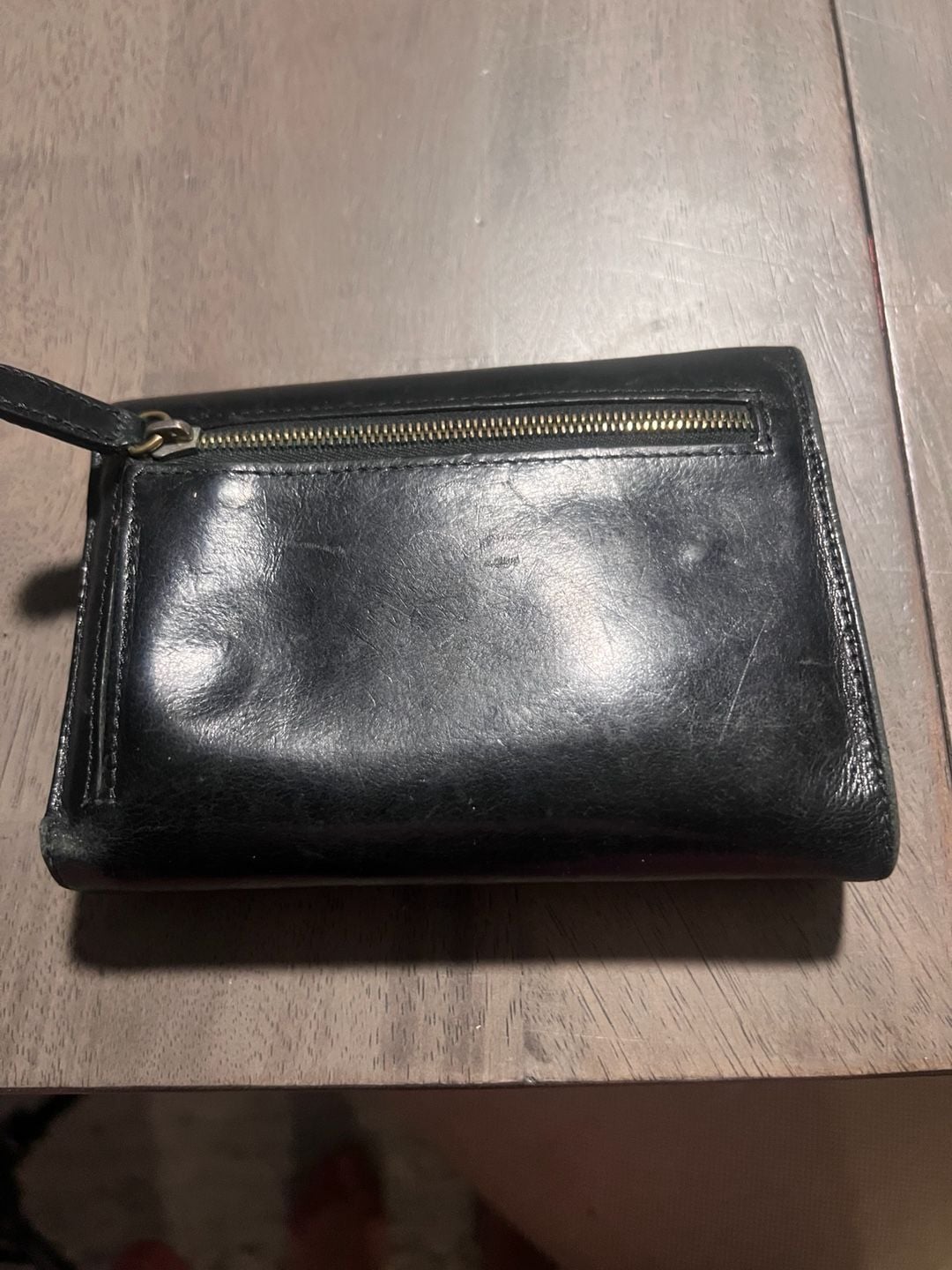 Coach Vintage Lexington Black Leather Trifold Wallet 6