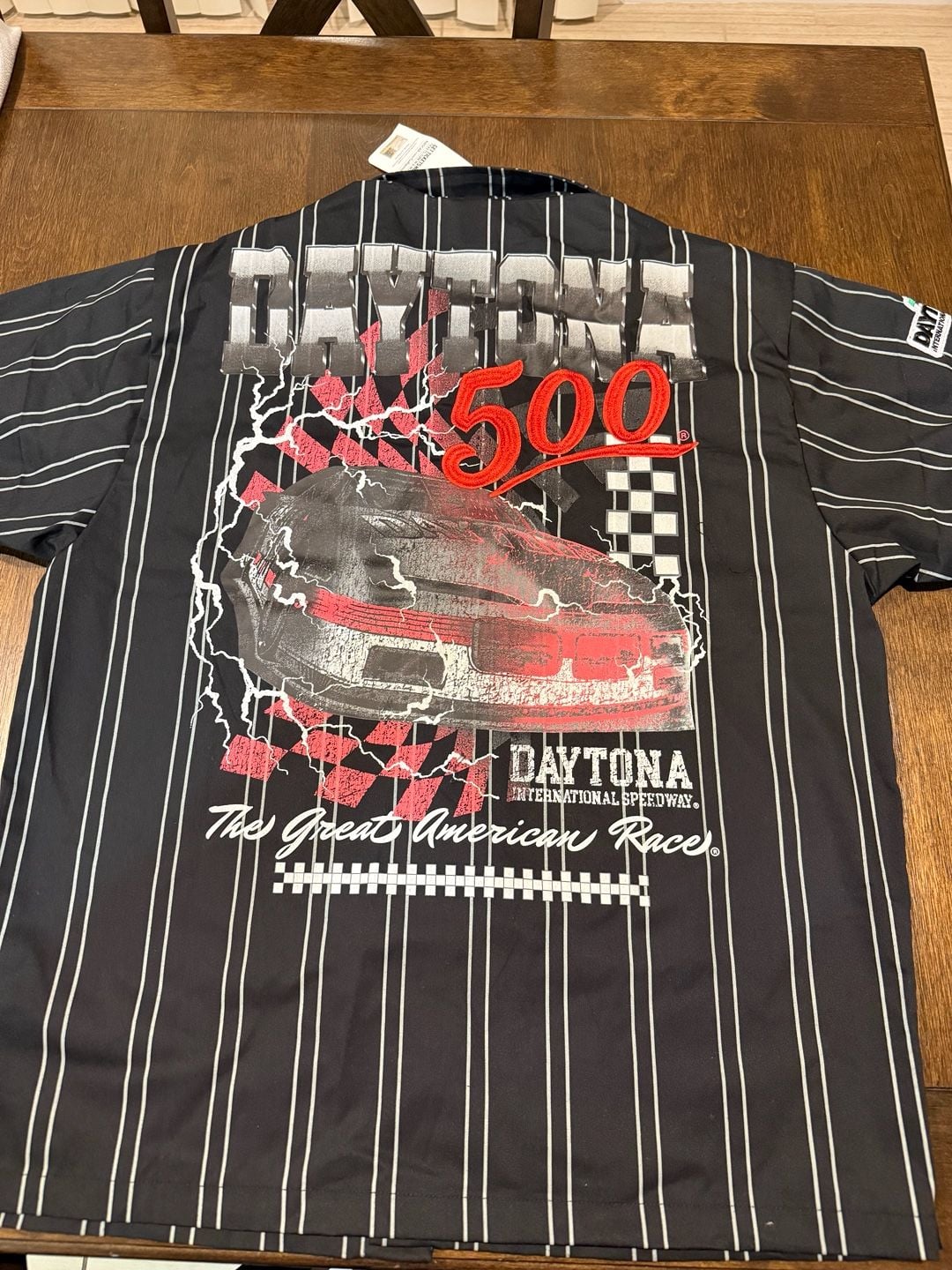 NASCAR Daytona 500 Pinstripe Button-Up Shirt 3
