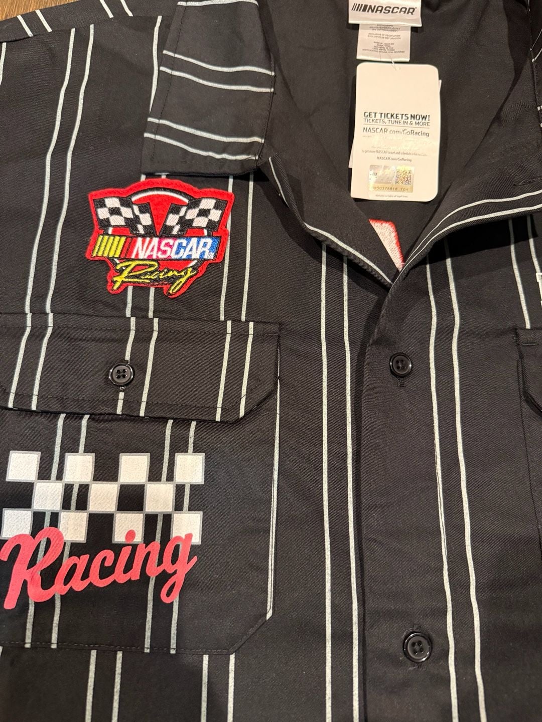 NASCAR Daytona 500 Pinstripe Button-Up Shirt 4