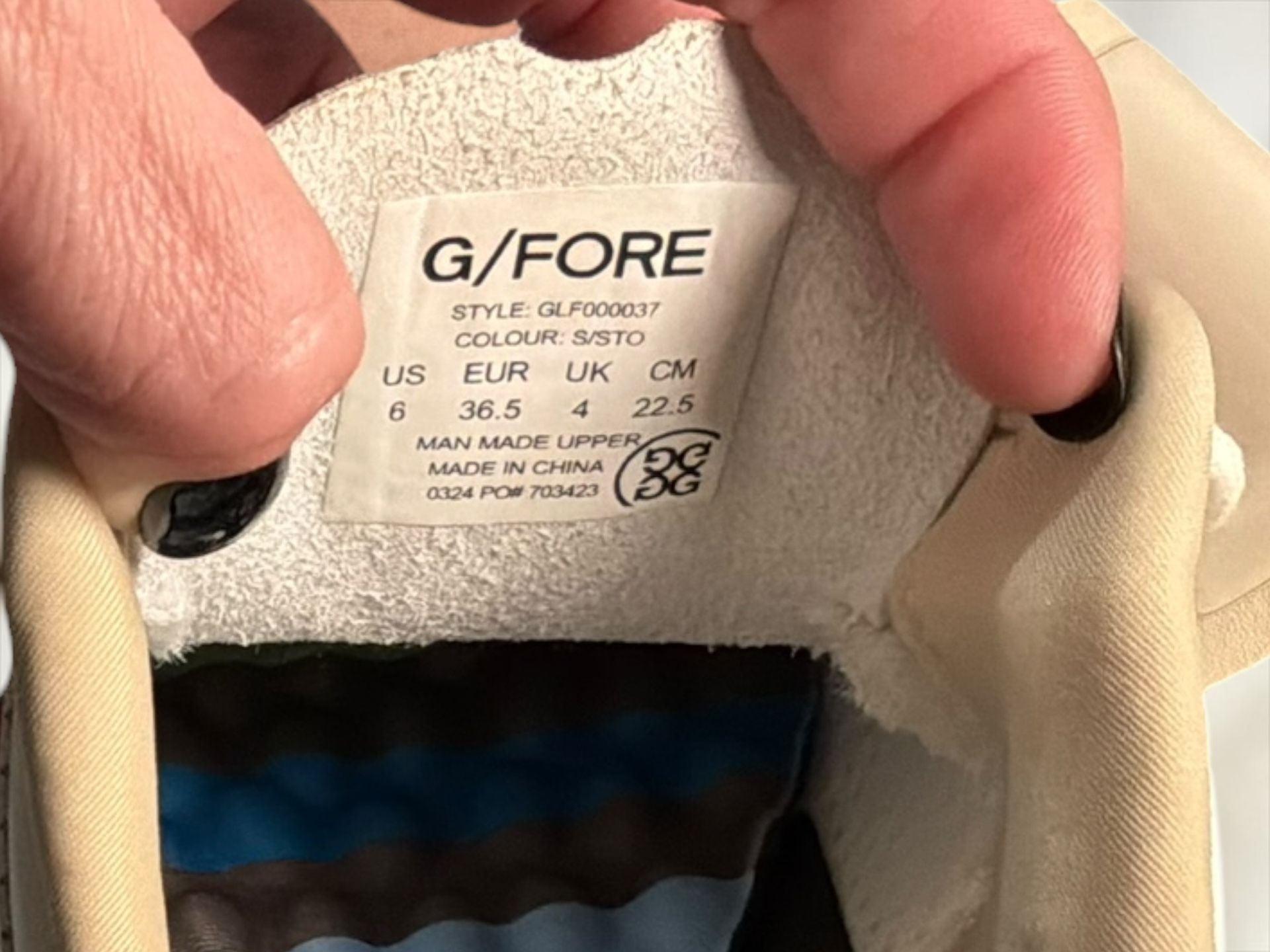 New without box! G/Fore Gallivan2r Side Stripe Kiltie Golf Shoes Stone White 10