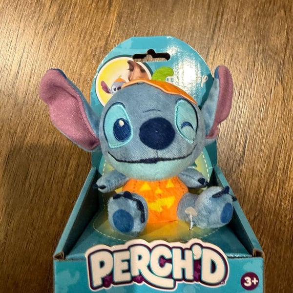 Disney Stitch Perch'D Pumpkin Shoulder Plush