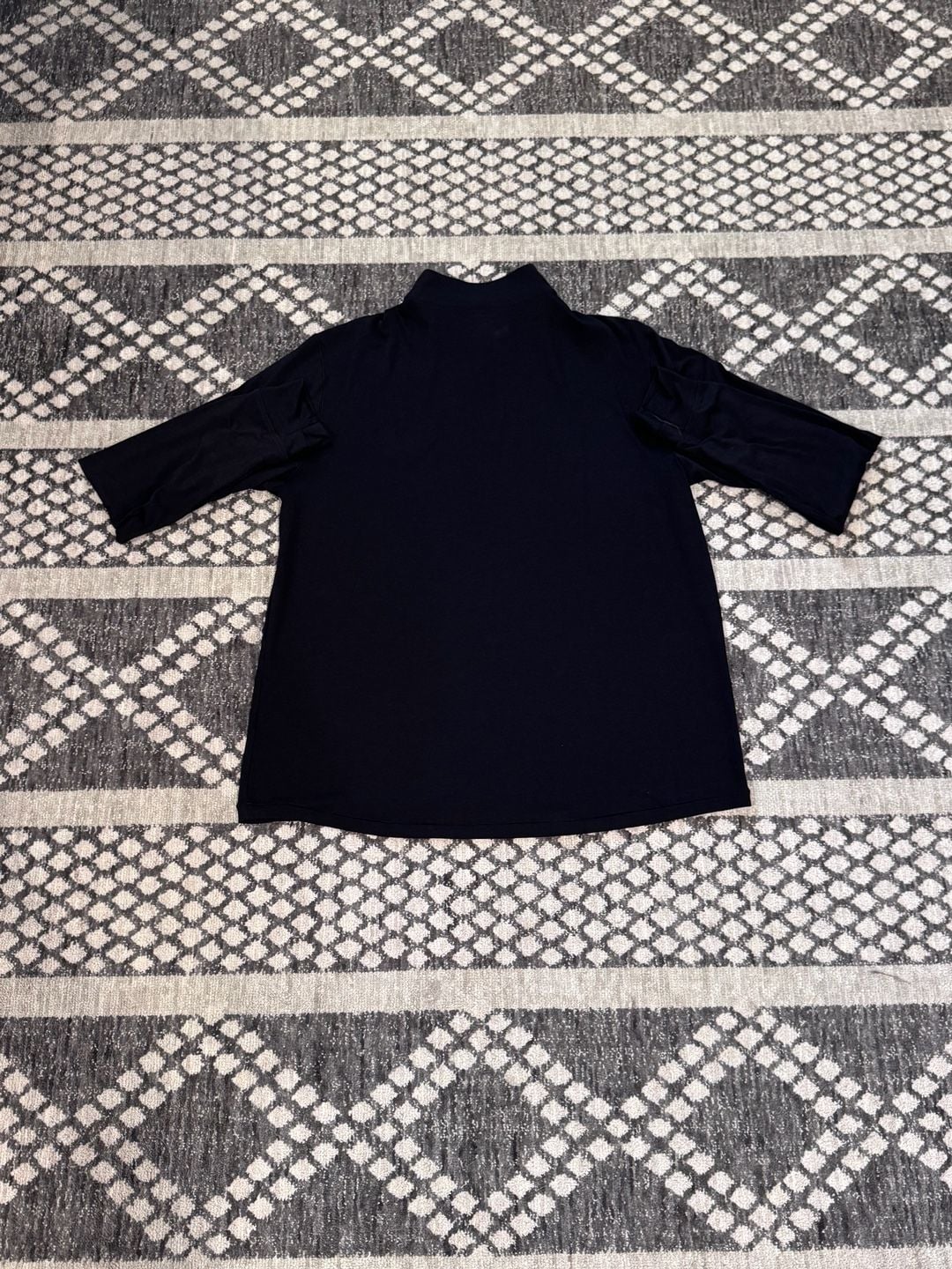 Old Navy Active 4-Way Stretch Quarter Zip Pullover Black Size L 3