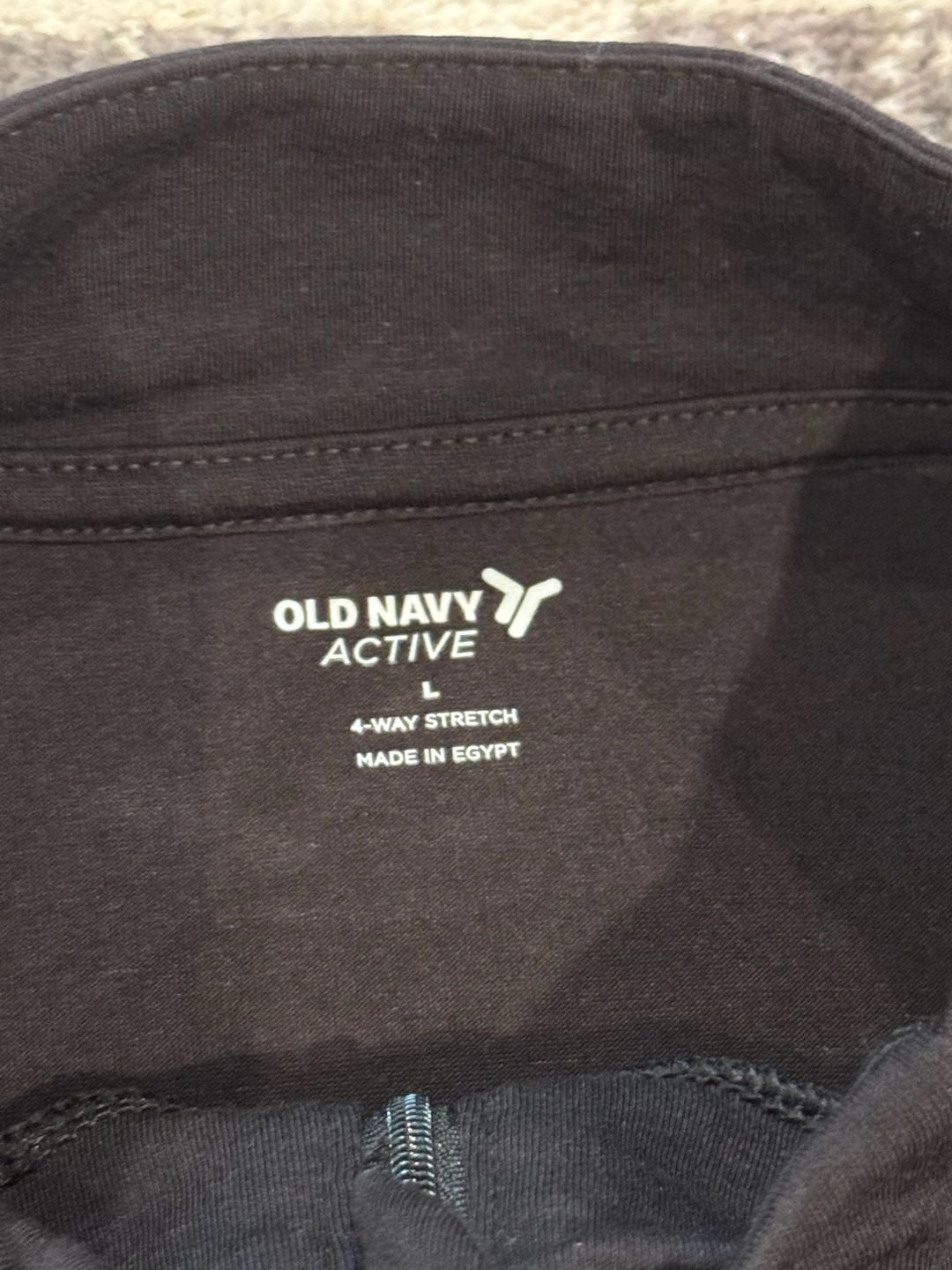 Old Navy Active 4-Way Stretch Quarter Zip Pullover Black Size L 5