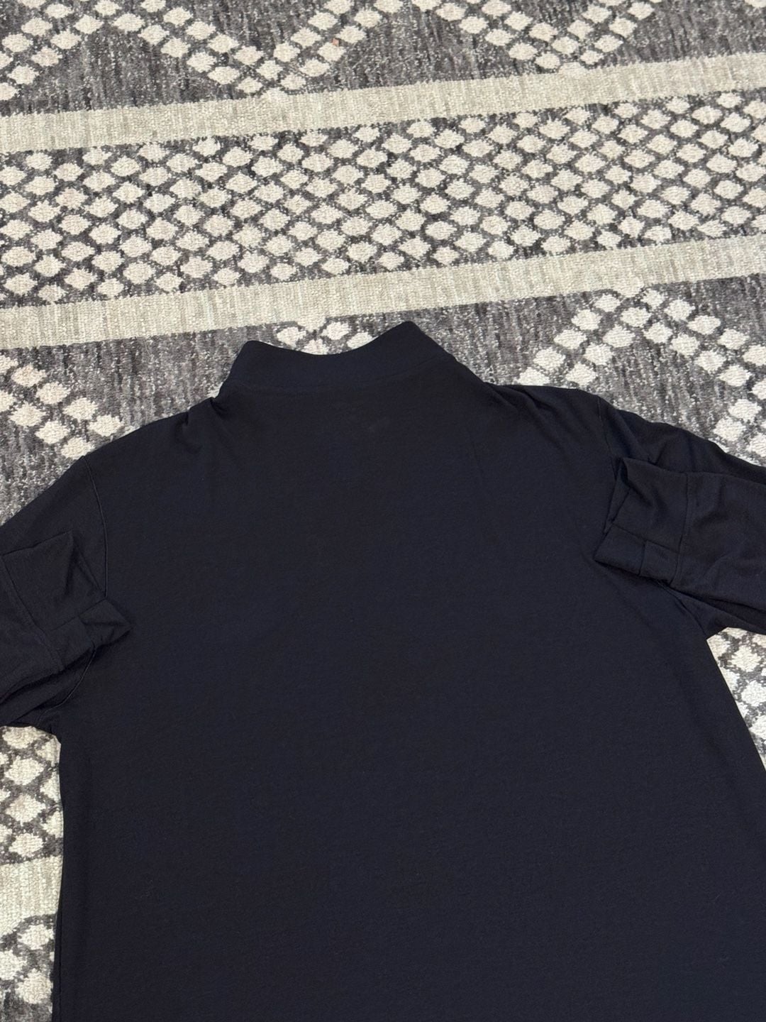 Old Navy Active 4-Way Stretch Quarter Zip Pullover Black Size L 6