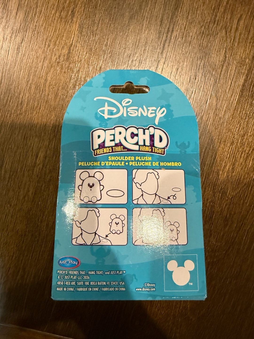 Disney Perch'd Mickey Mouse Shoulder Plush 4