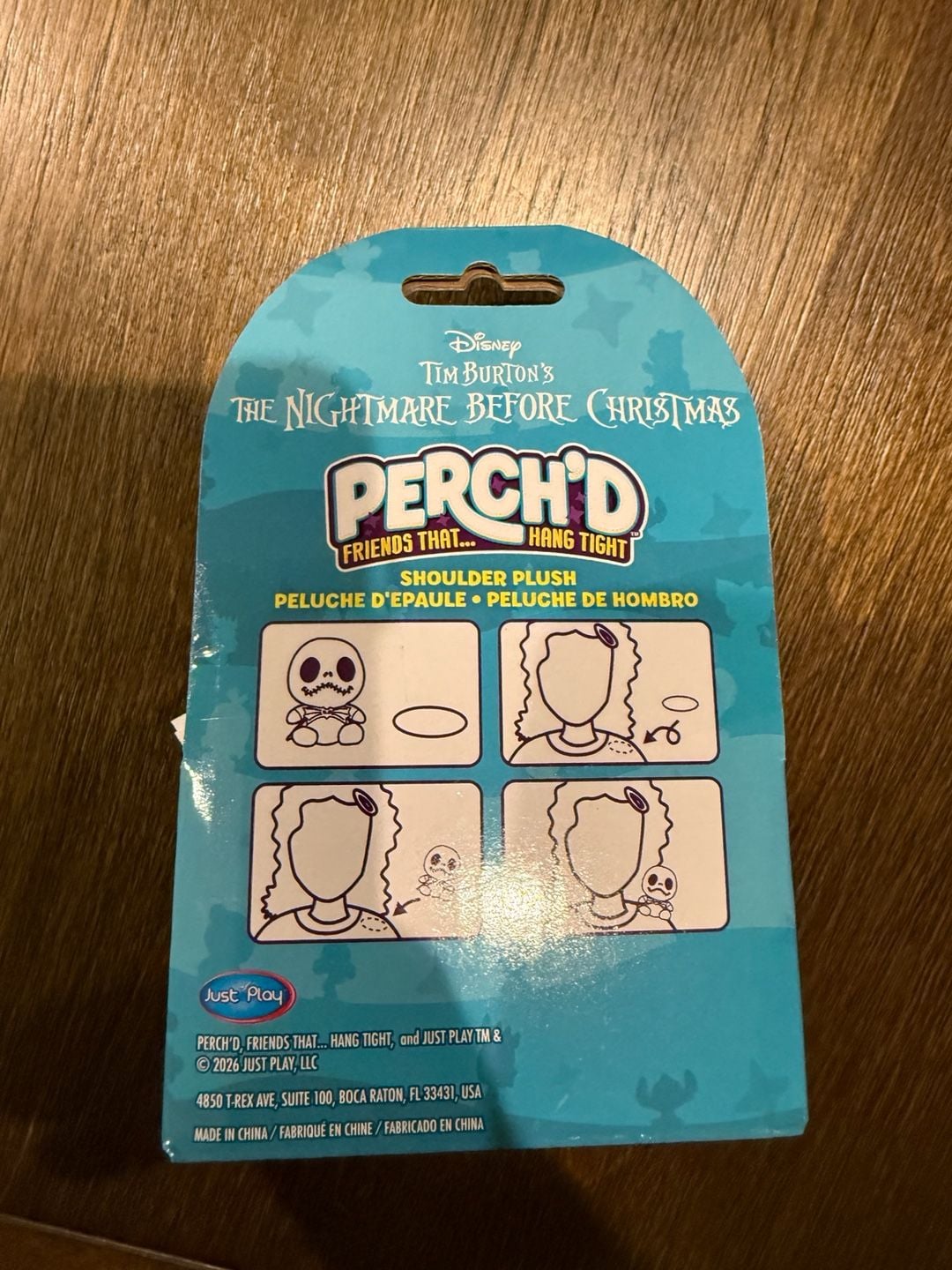 Disney Perch'd Jack Skellington Plush 4