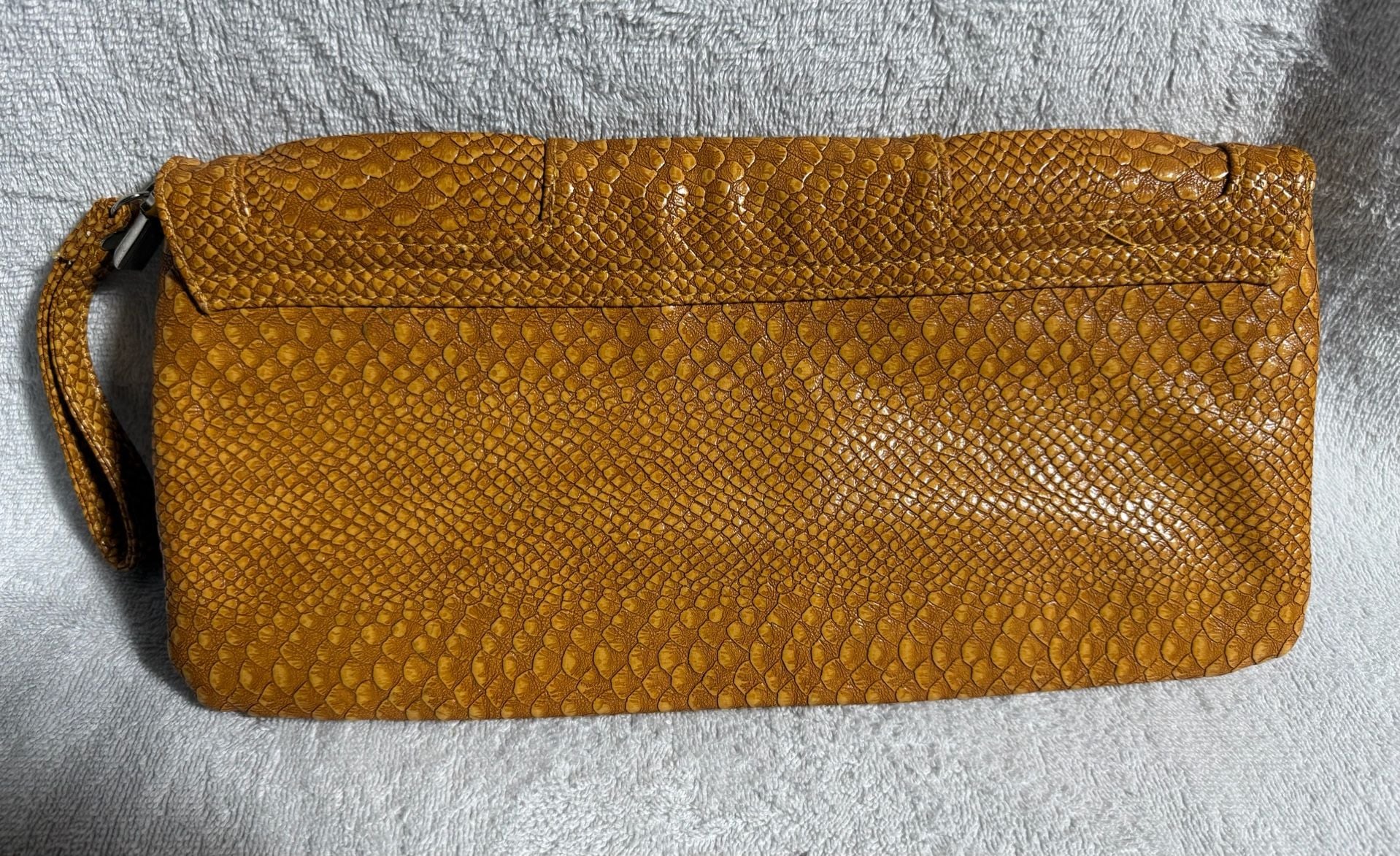 Faux Snakeskin Rhinestone Clutch Bag 6