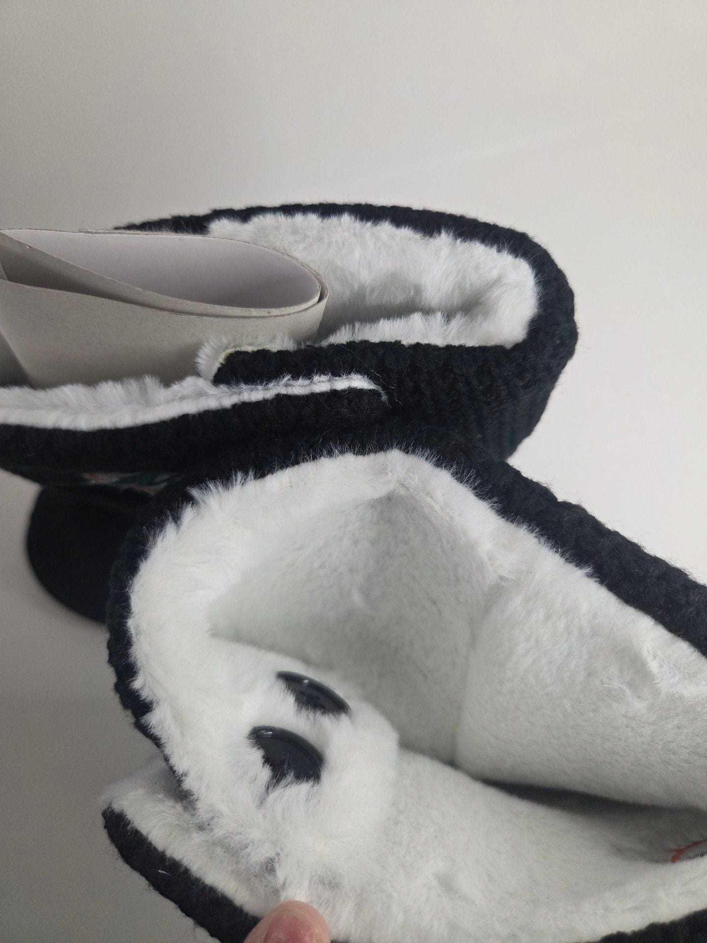 NFL Miami Dolphins Knit Button Boots Black 6