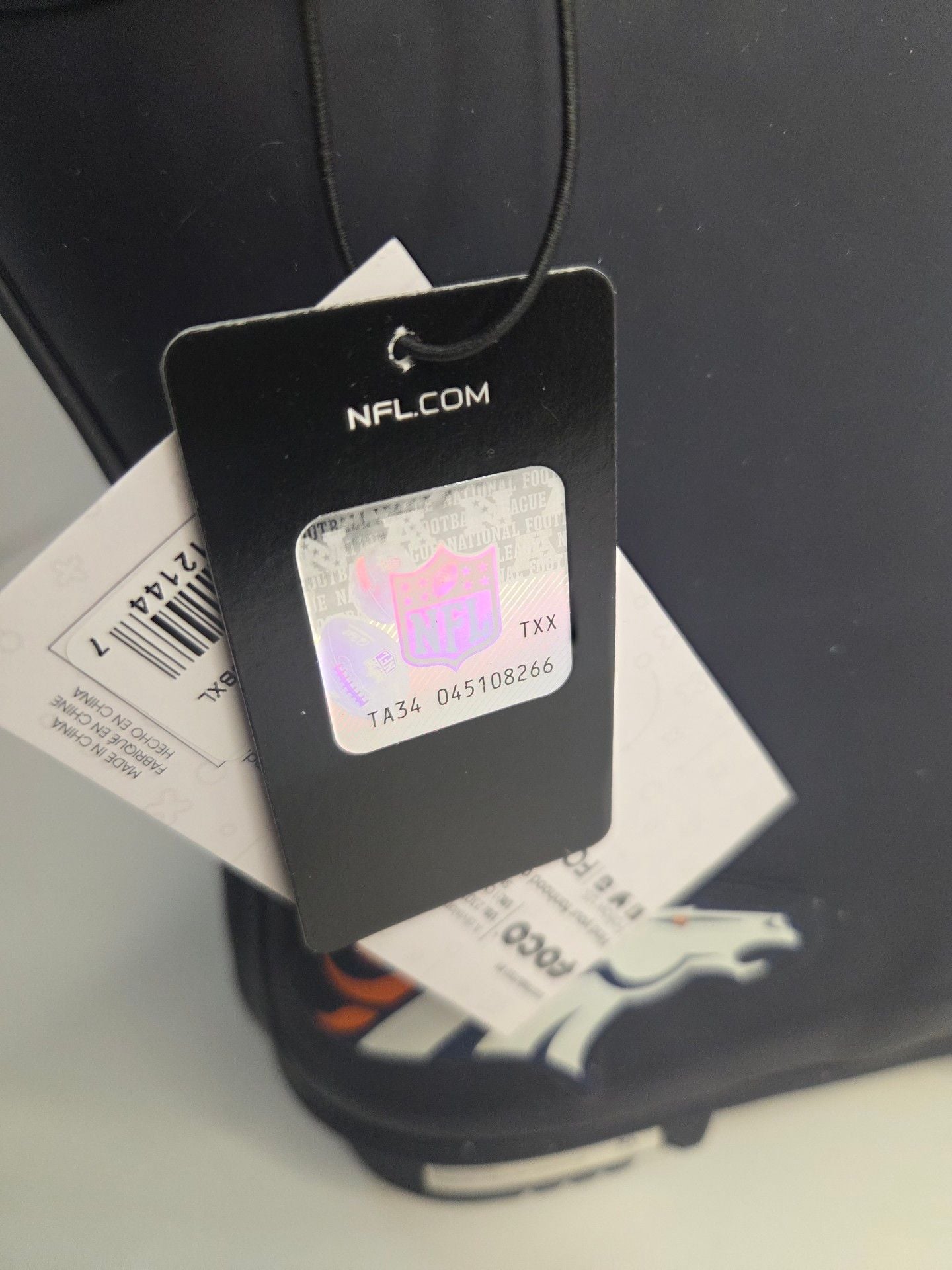 FOCO Denver Broncos Storm Ready Rain Boot 10