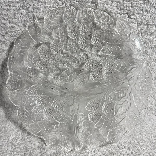 Indiana Glass Loganberry Divided Dish