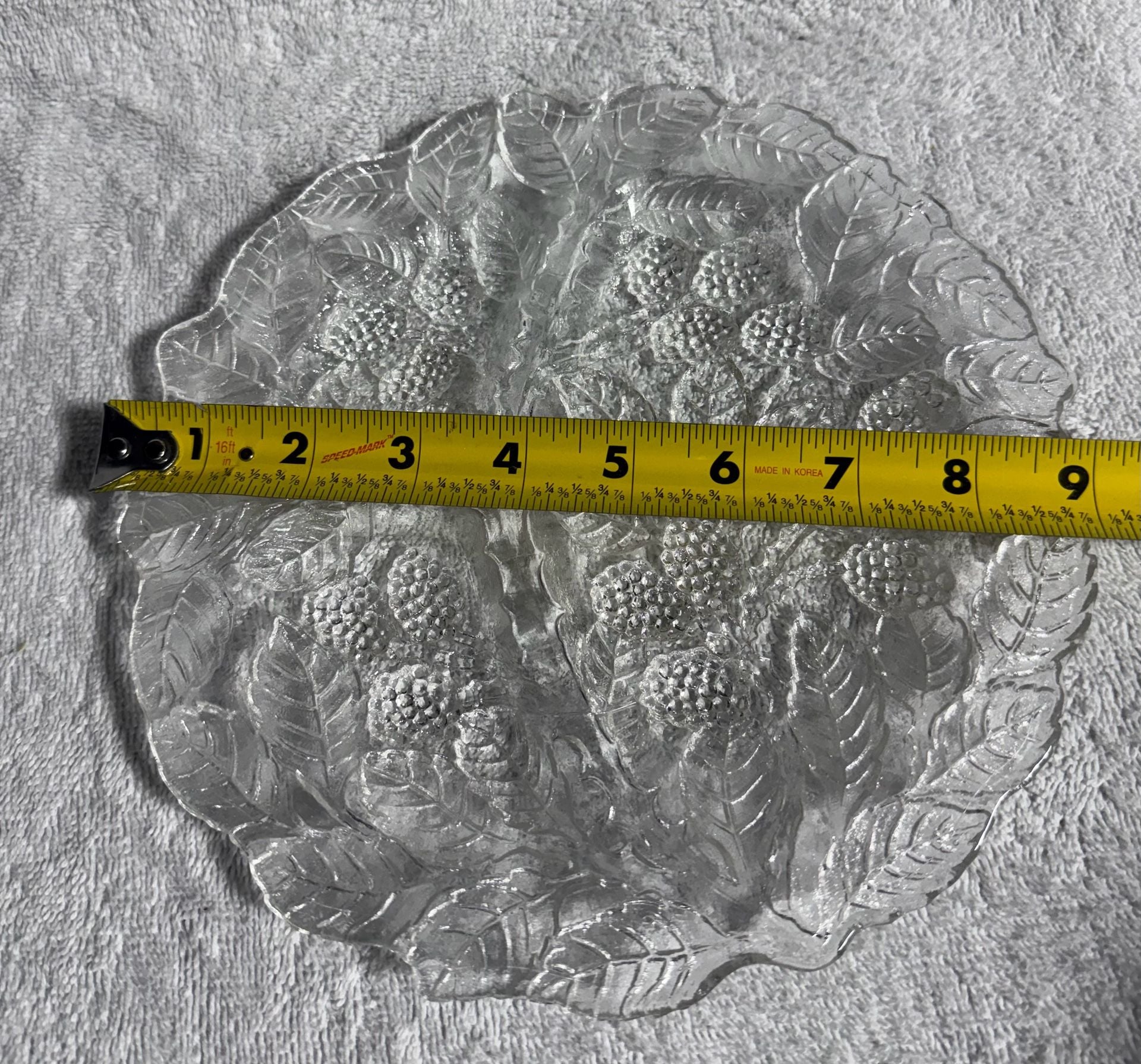 Indiana Glass Loganberry Divided Dish 5