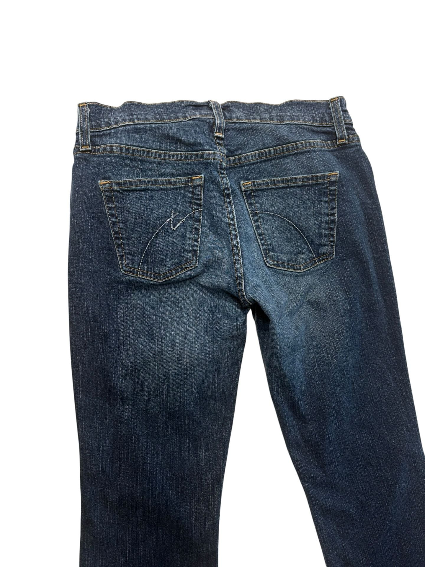 Tommy Jeans Flare Jeans Size 5R Dark Wash Frayed Hem 6