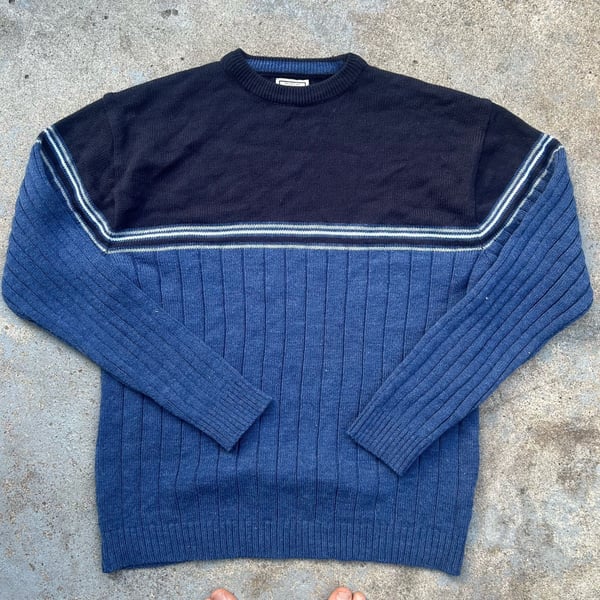 Y2K Point Zero Type Sweater Striped