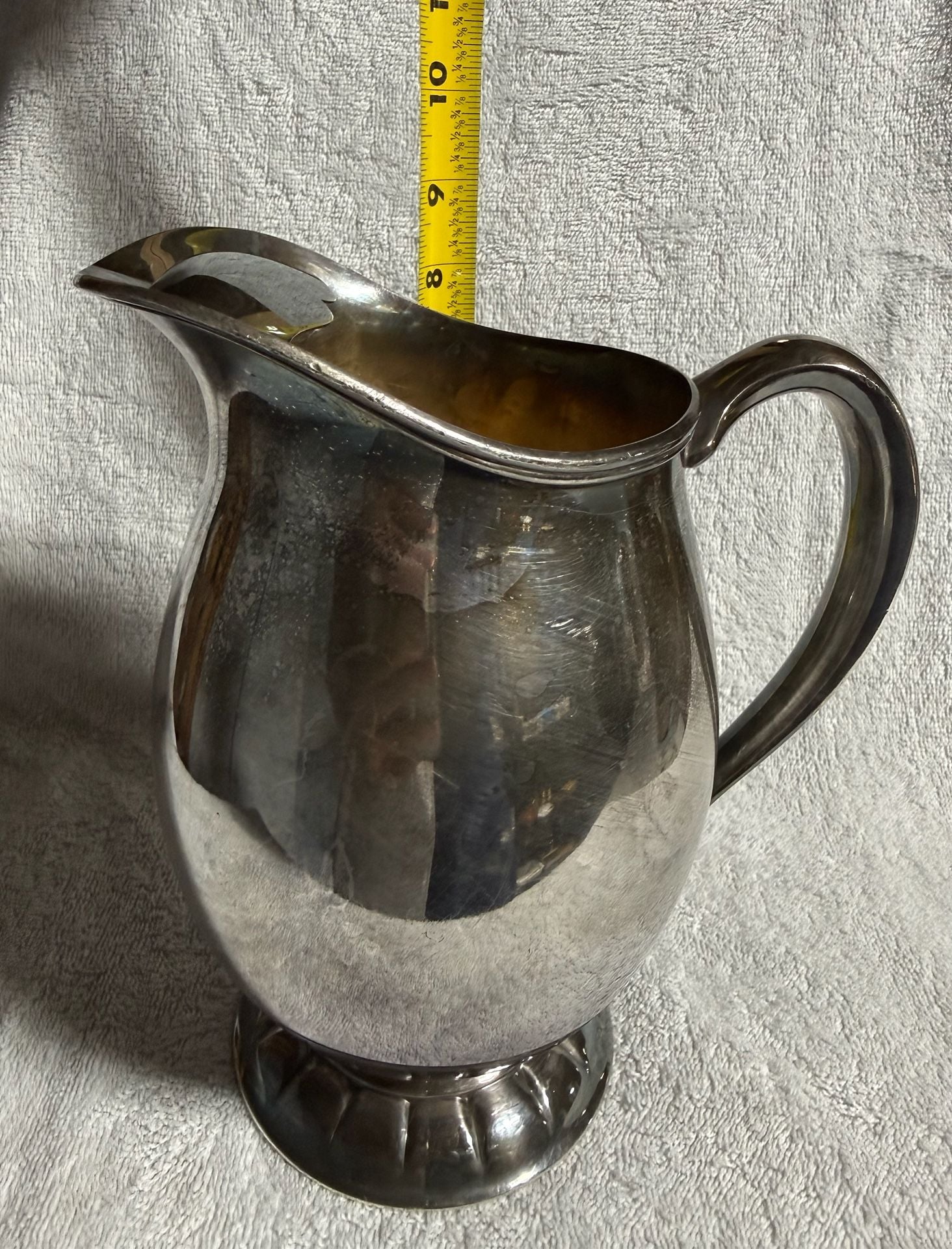Eichwald Quadruple Plate Gloriana Silver Plated Pitcher 2