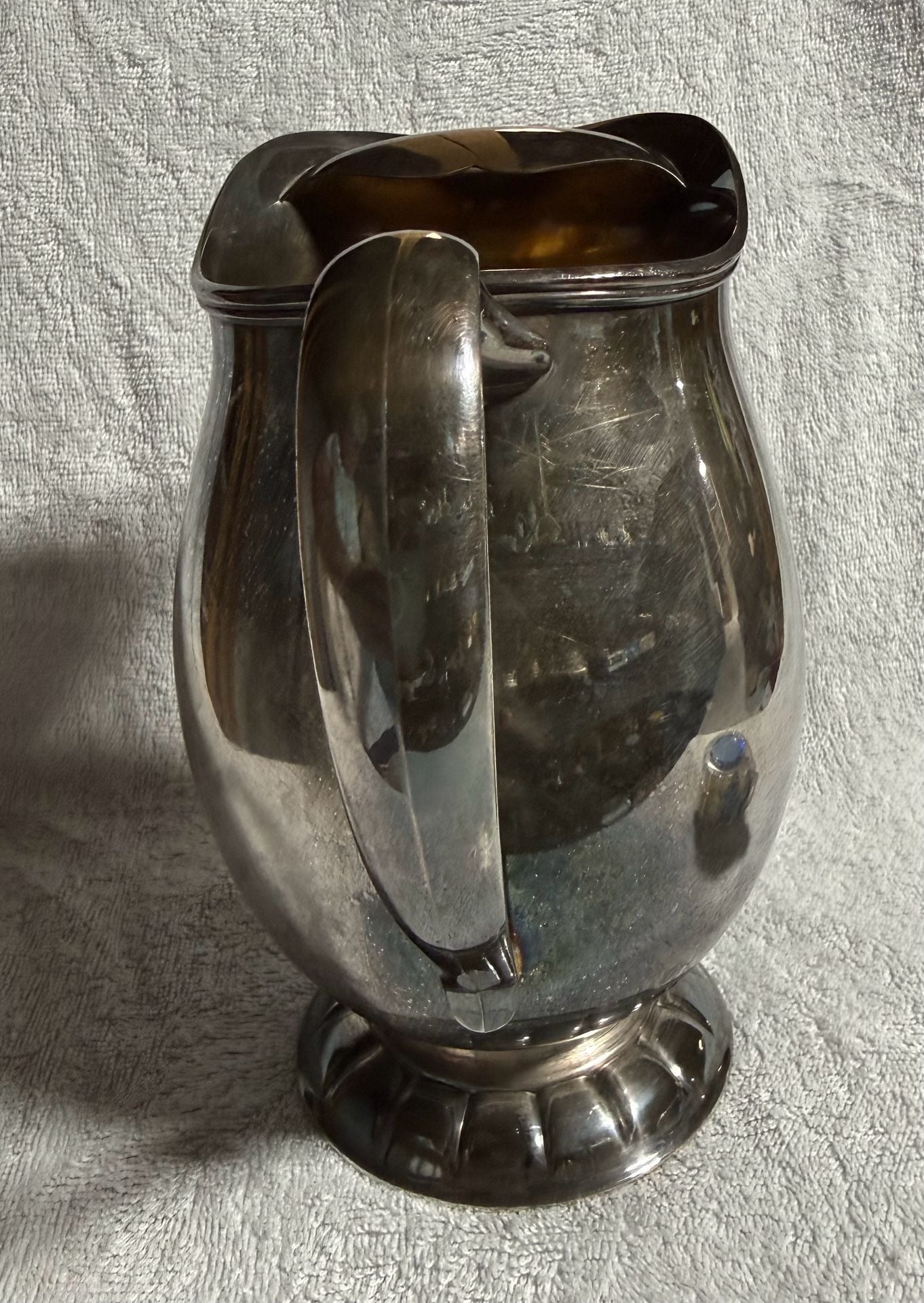 Eichwald Quadruple Plate Gloriana Silver Plated Pitcher 7