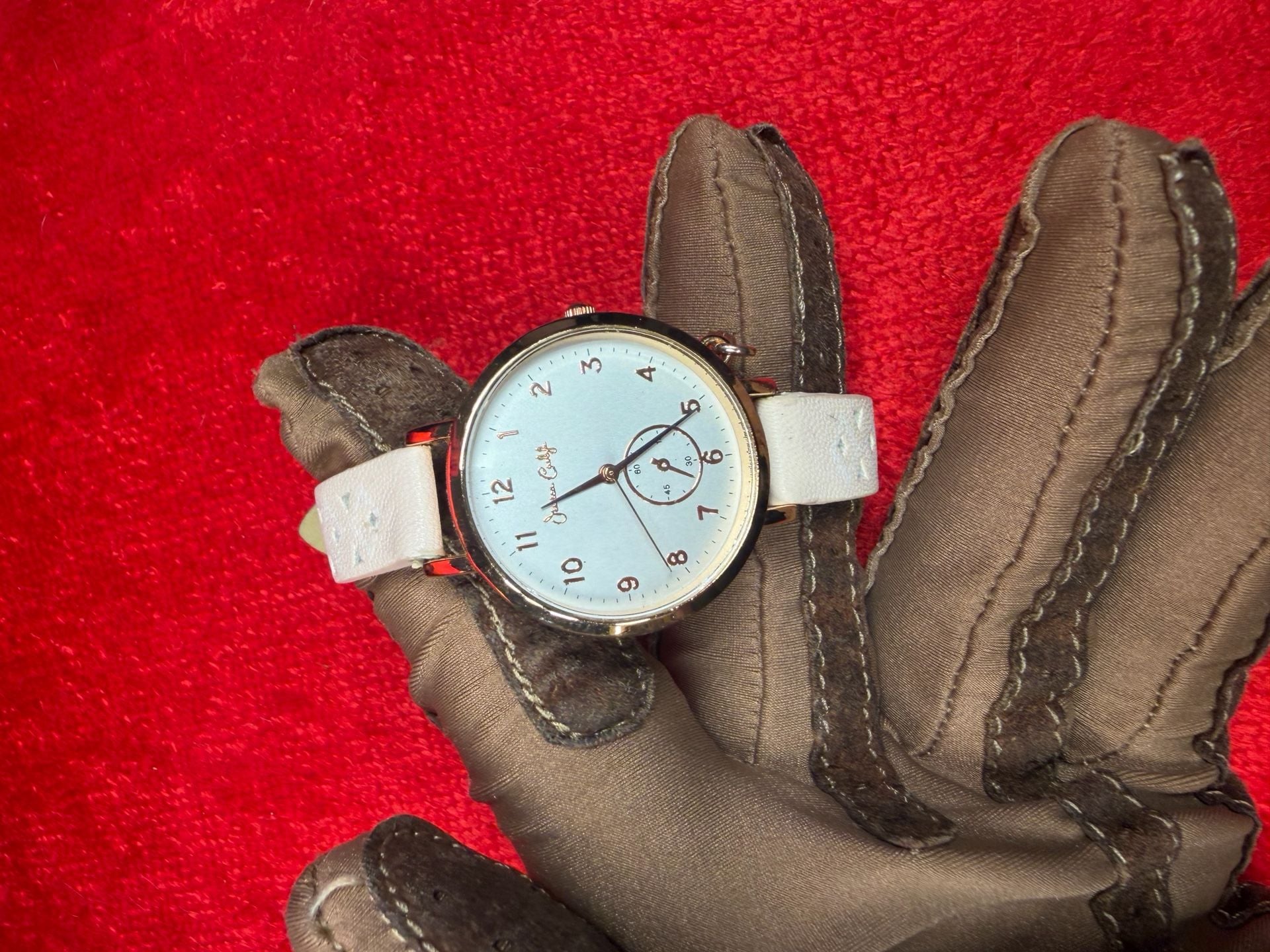 Julian Caff Watch White Leather Quartz 2