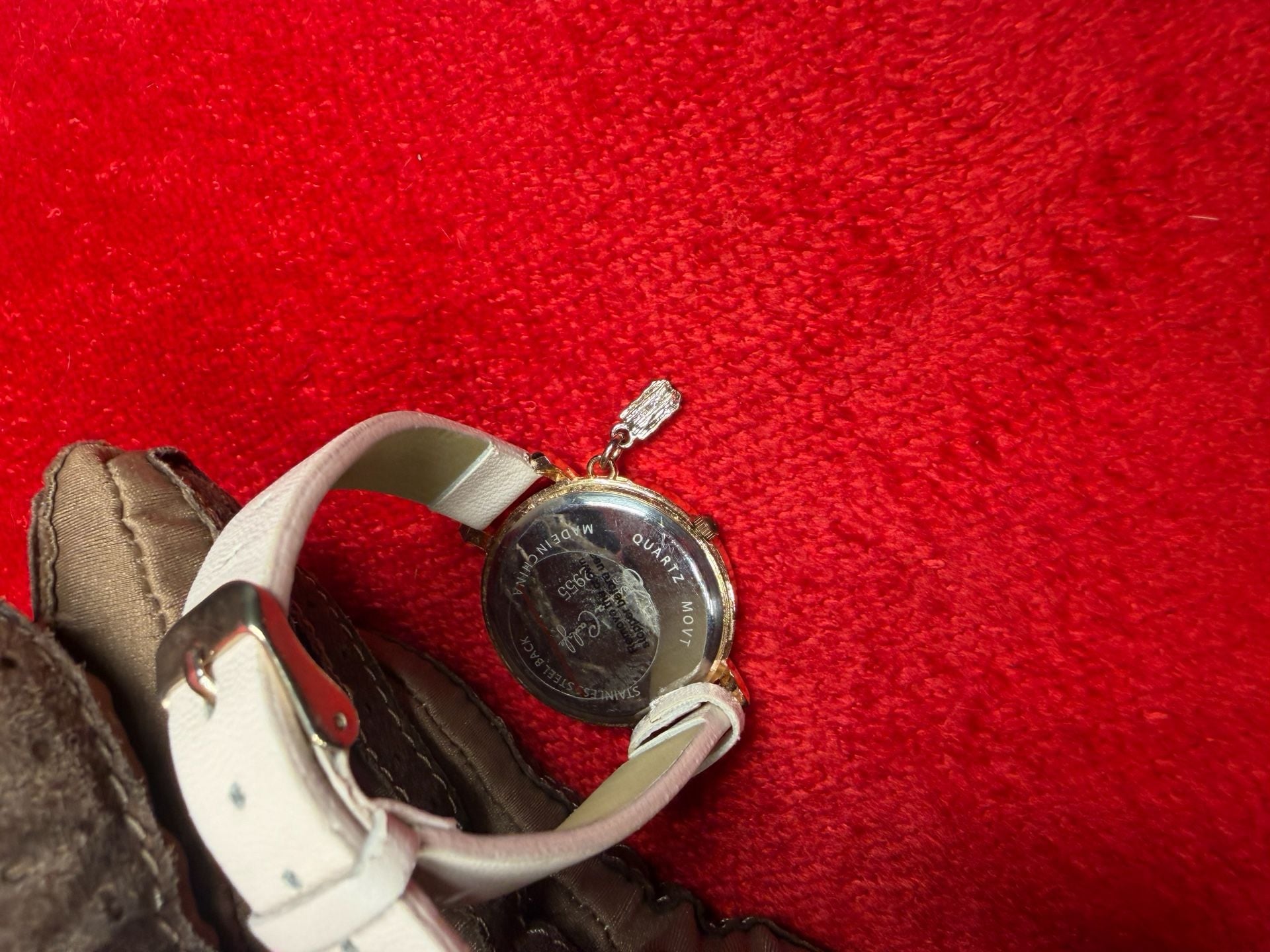 Julian Caff Watch White Leather Quartz 3
