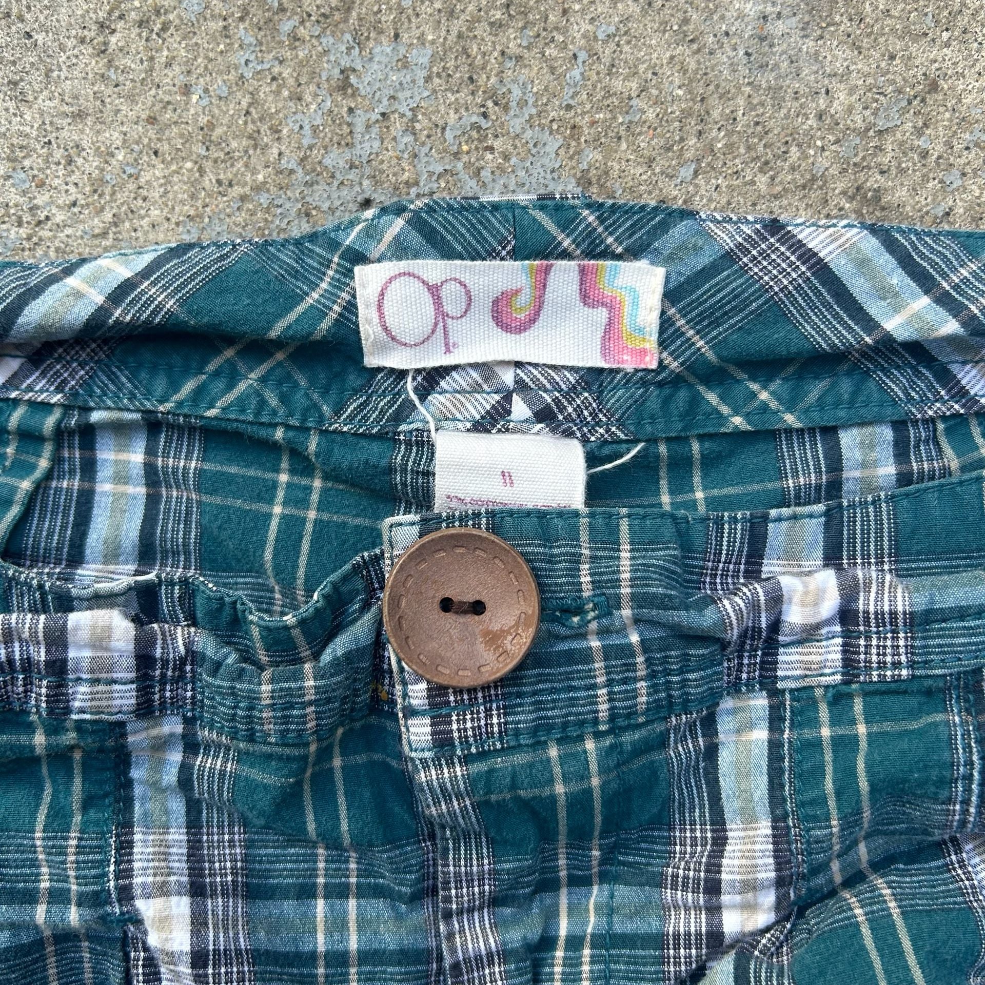 Y2k Op Plaid Shorts Vintage Surf 3