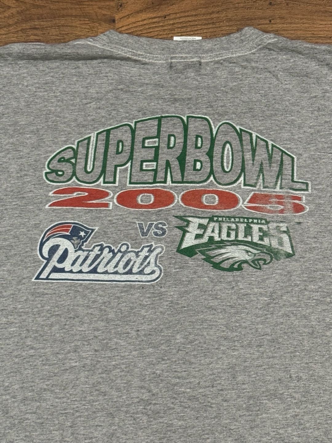 Gildan Super Bowl XXXIX 2005 T-Shirt XXL Gray 5