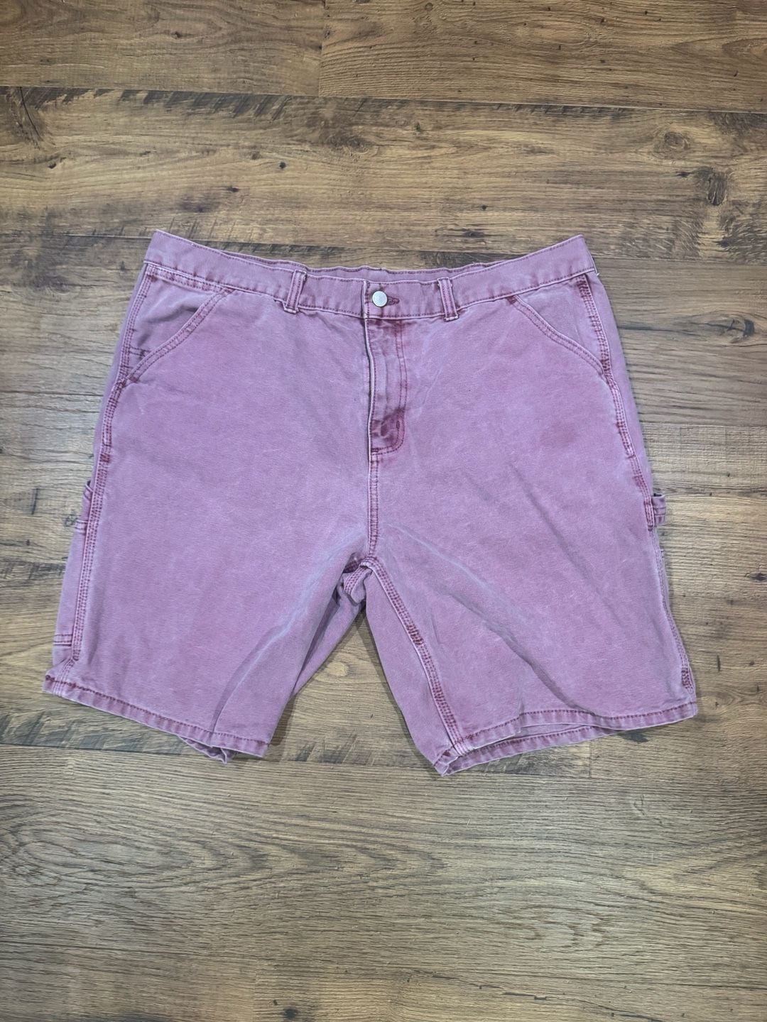No Boundaries Carpenter Shorts Size 38 Pink 3