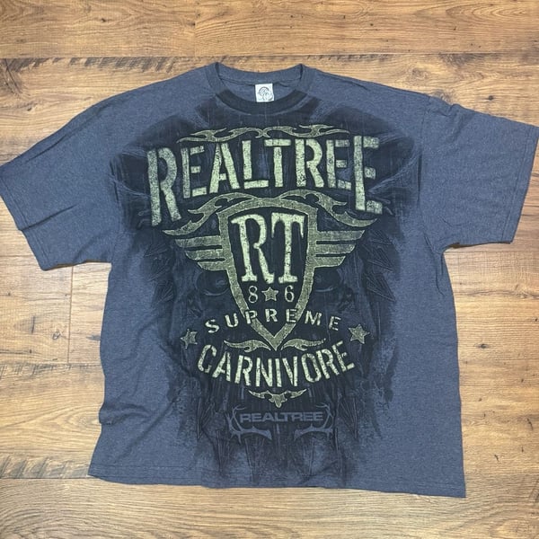 Realtree Supreme Carnivore Graphic T-Shirt Size 2XL
