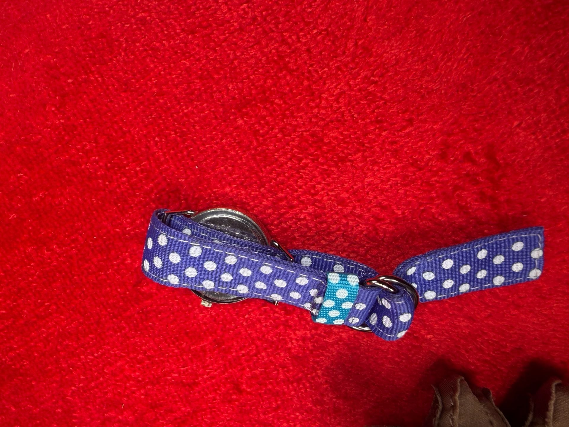 Alex Kids Watch Blue Polka Dot Band Analog 3