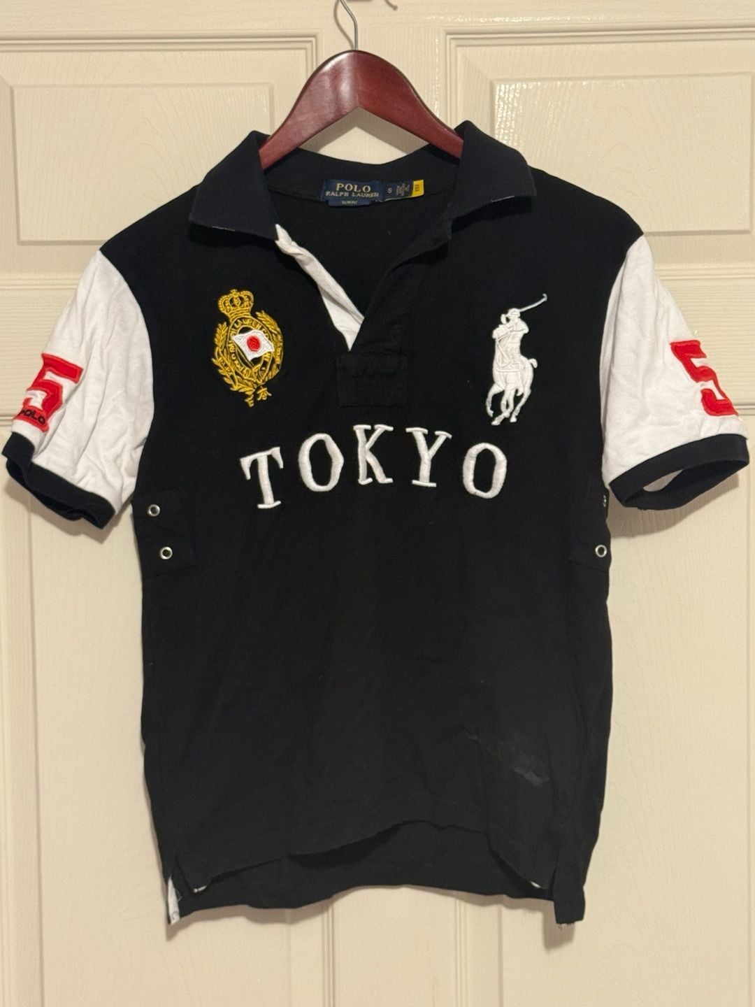 Polo Ralph Lauren Rare Polo T-Shirt Tokyo #5 Big Pony PRL Chief Keef Japan 2