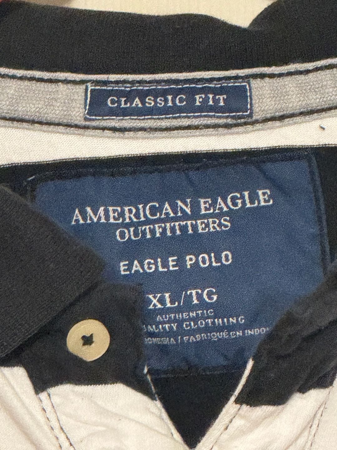 American Eagle Outfitters Eagle Polo Size XL Long Sleeve 5