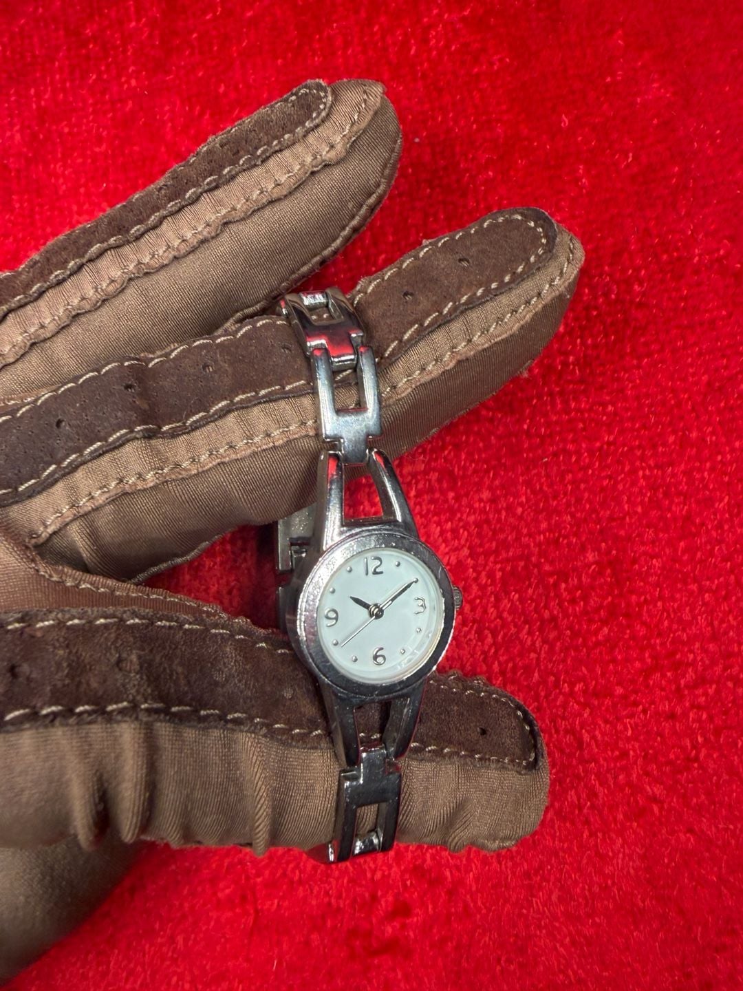 Silver Tone Link Bracelet Quartz Watch Japan Movement 2